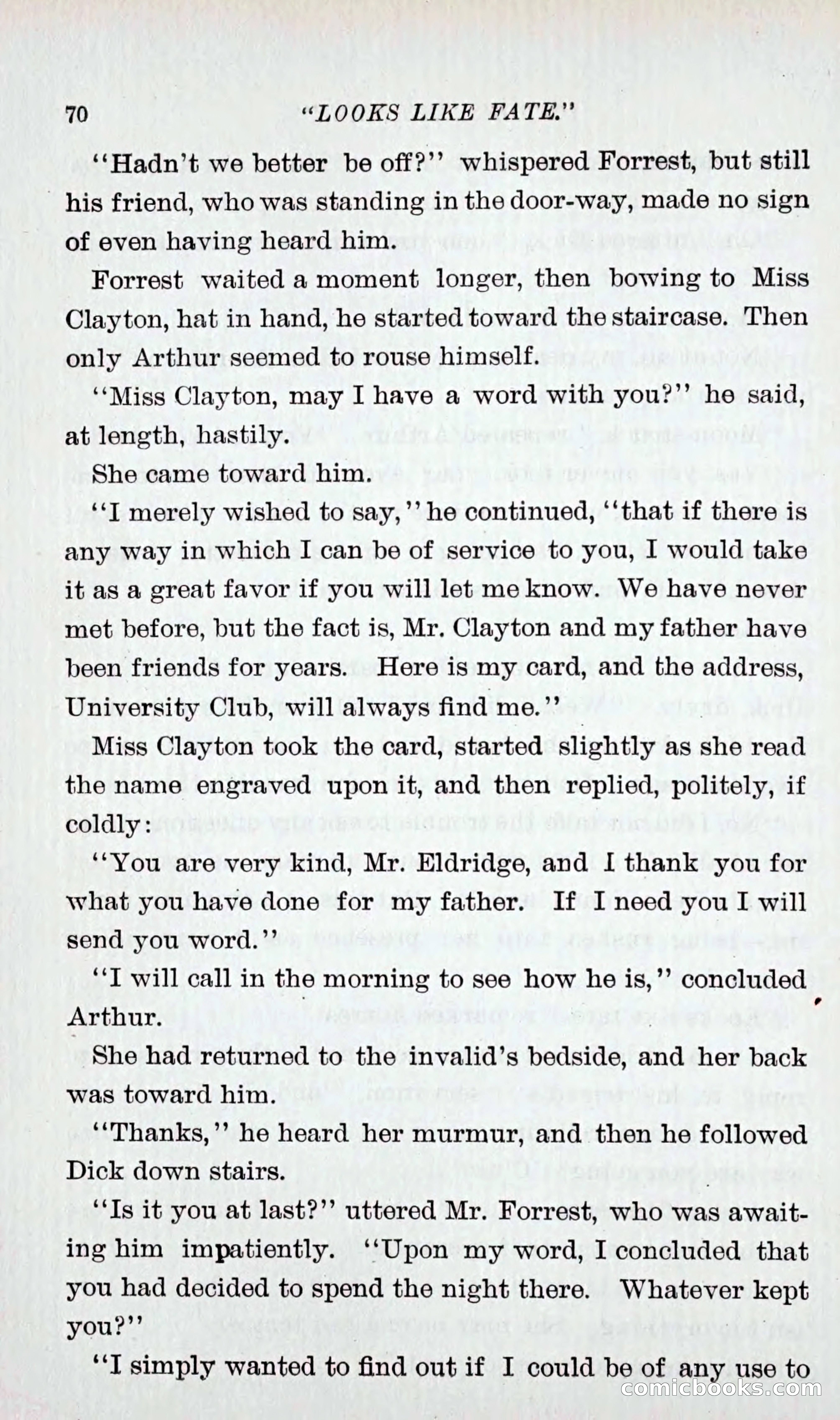 Richard Forrest, Bachelor — page 79 of 283