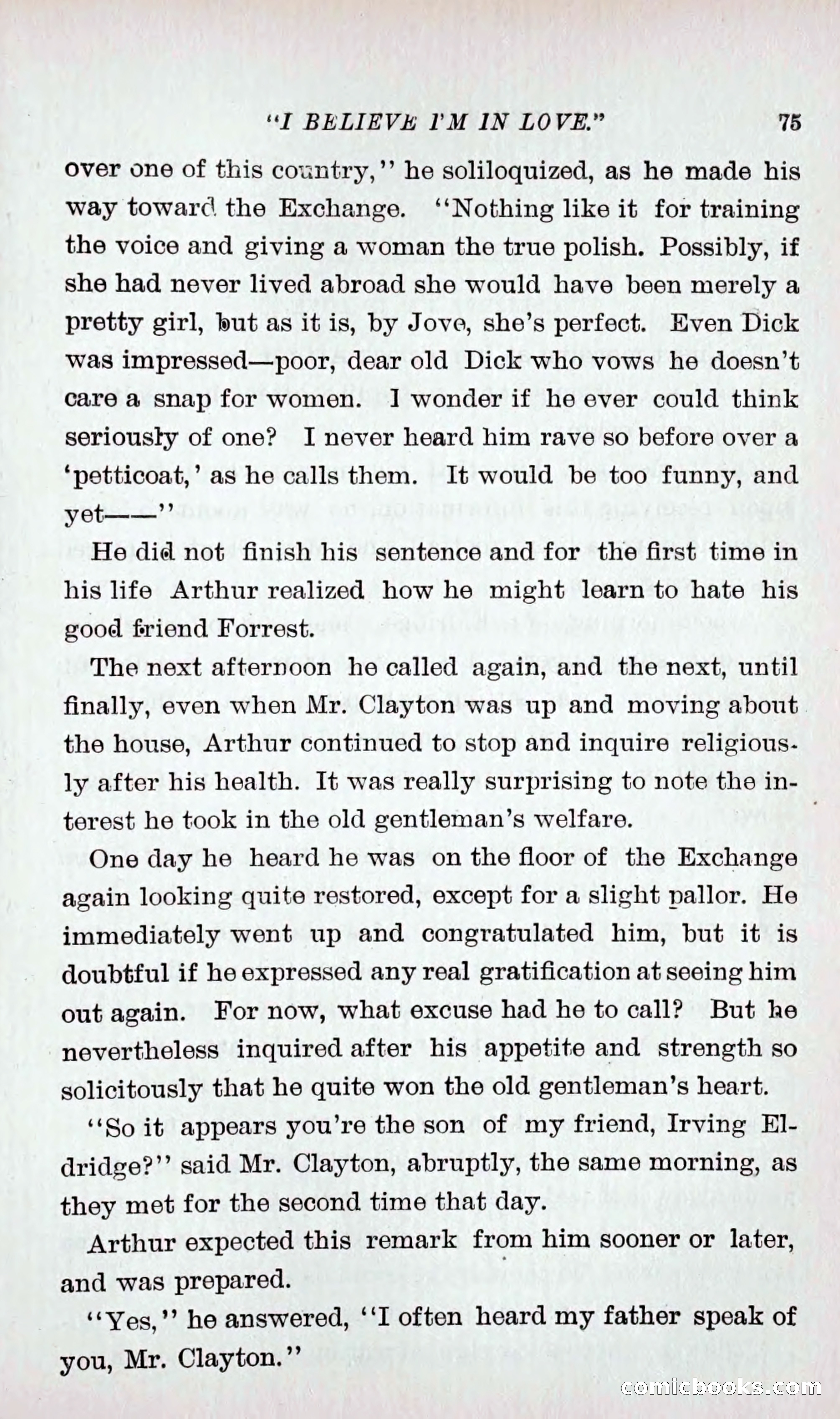 Richard Forrest, Bachelor — page 84 of 283