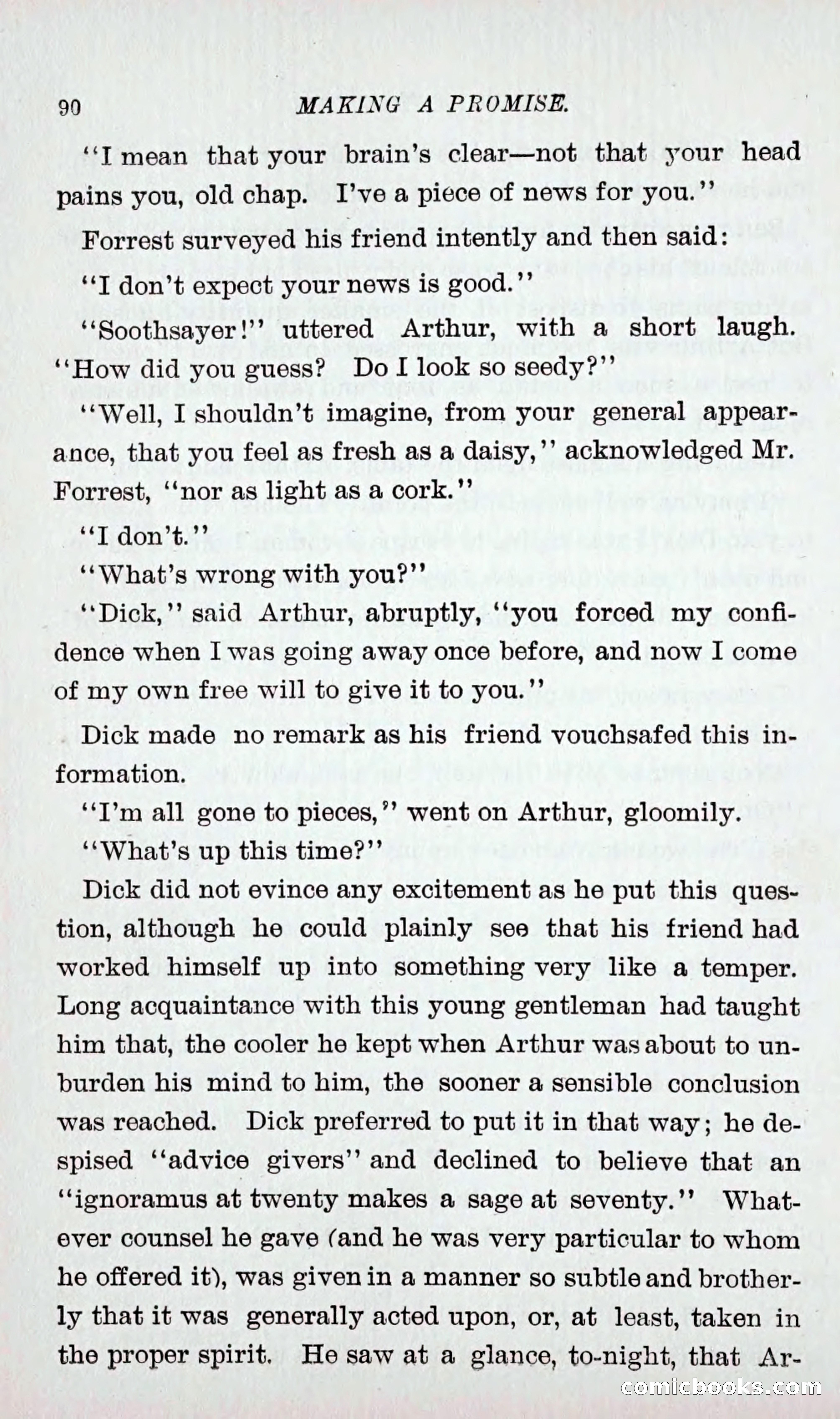 Richard Forrest, Bachelor — page 99 of 283