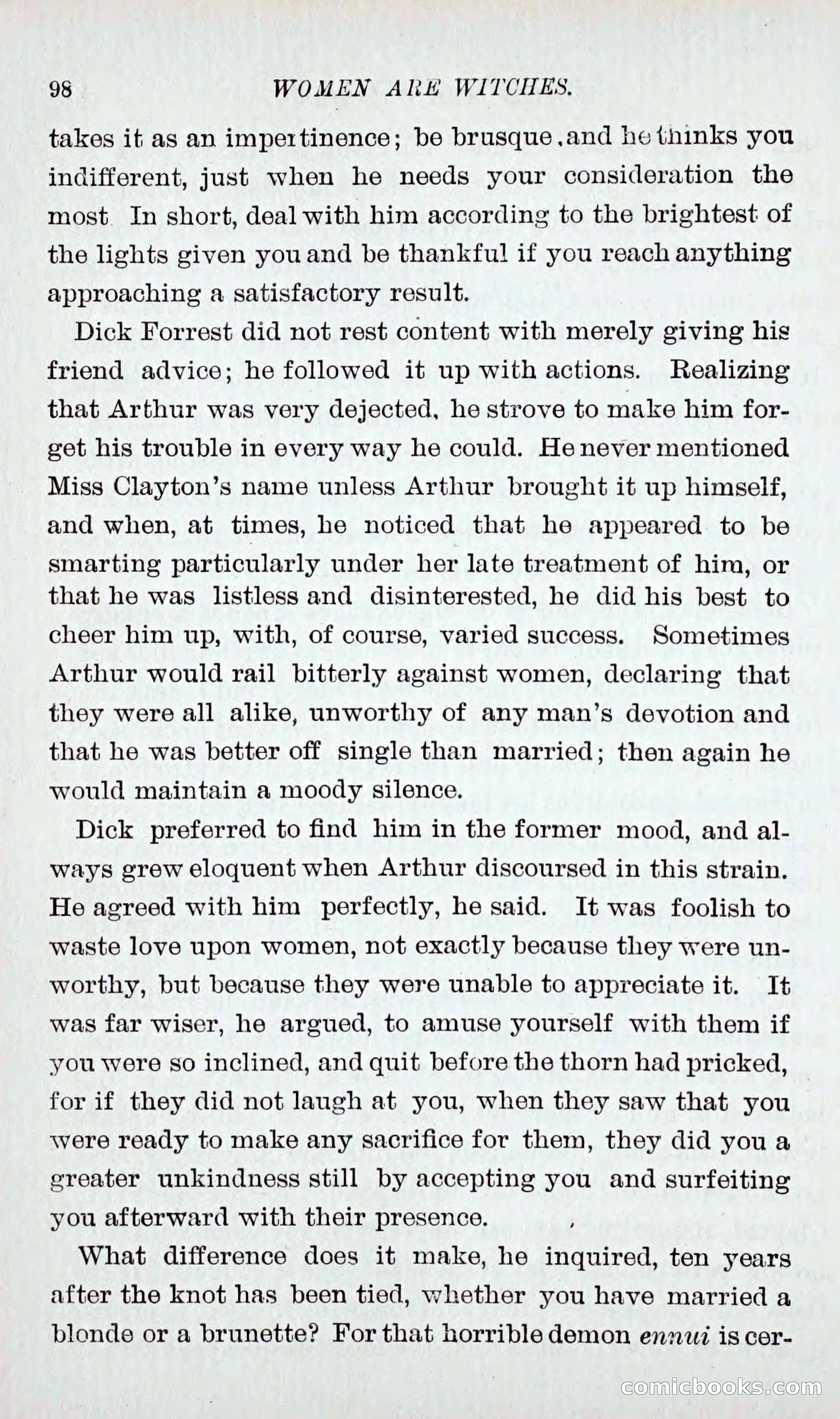 Richard Forrest, Bachelor — page 107 of 283