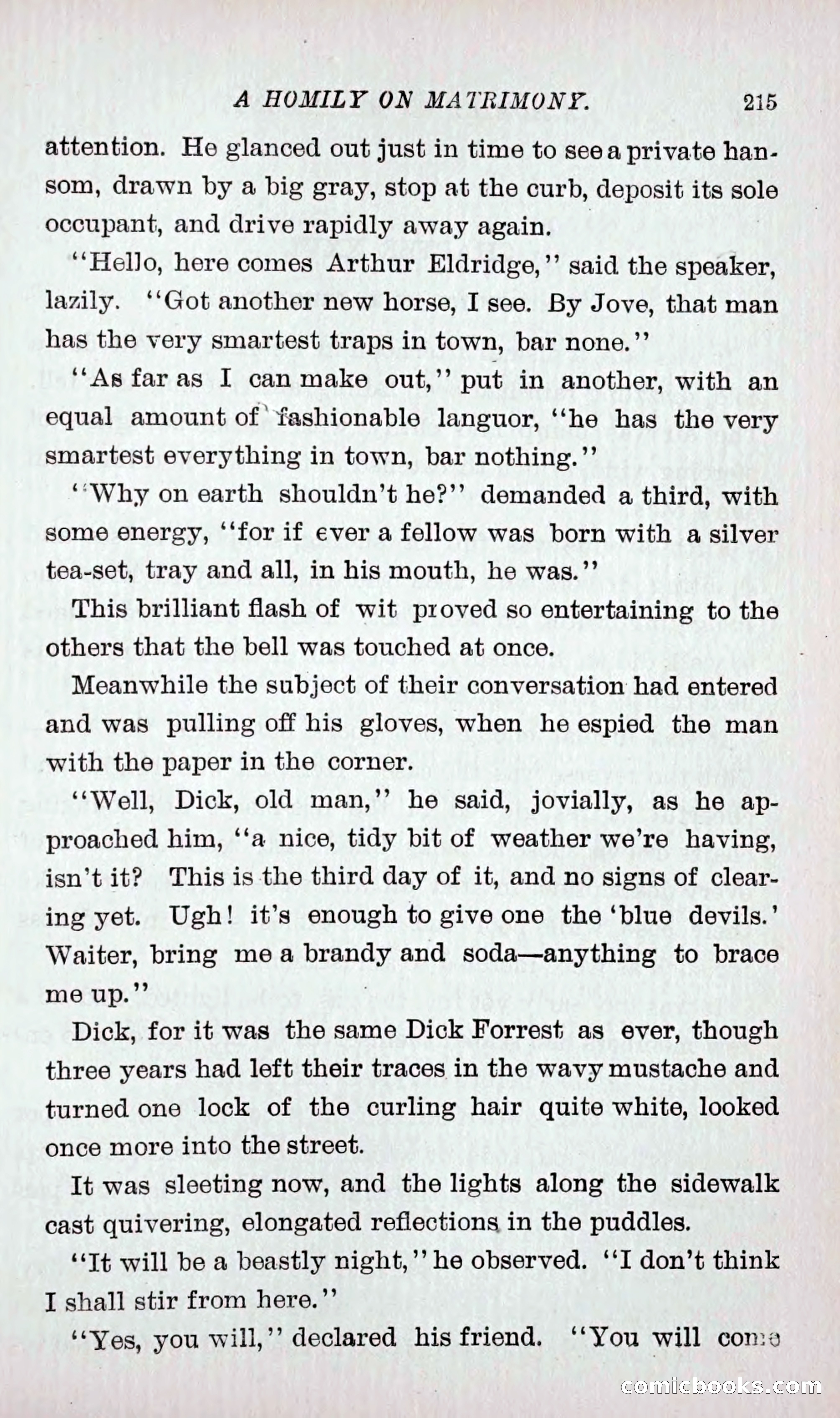 Richard Forrest, Bachelor — page 224 of 283