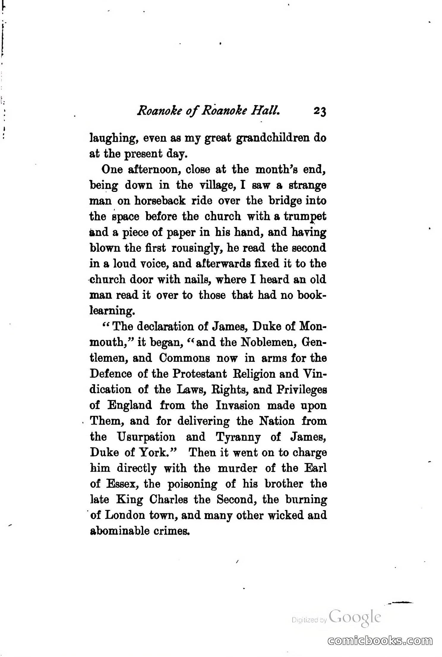 Roanoke of Roanoke Hall: A Romance — page 29 of 230