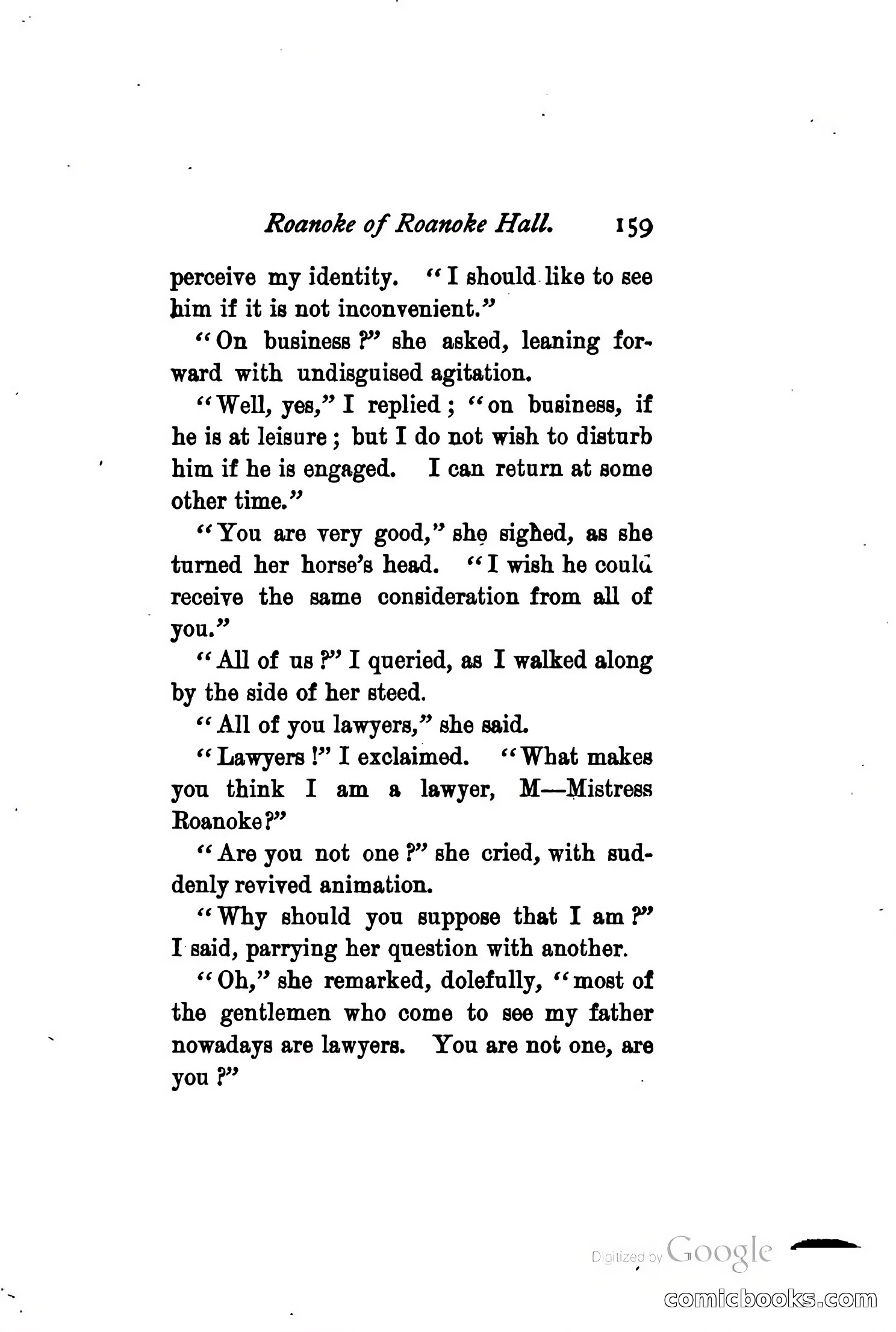 Roanoke of Roanoke Hall: A Romance — page 165 of 230