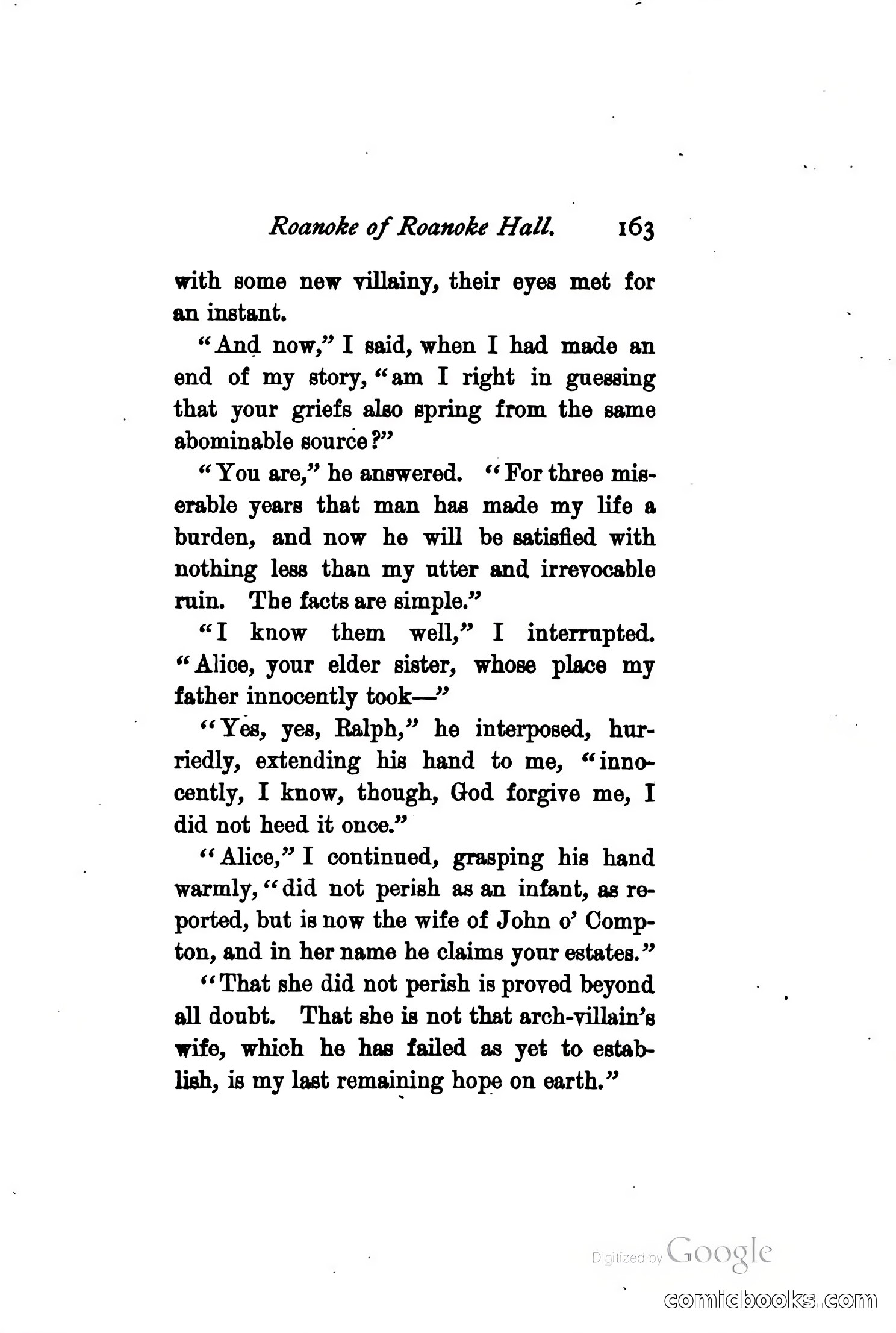 Roanoke of Roanoke Hall: A Romance — page 169 of 230