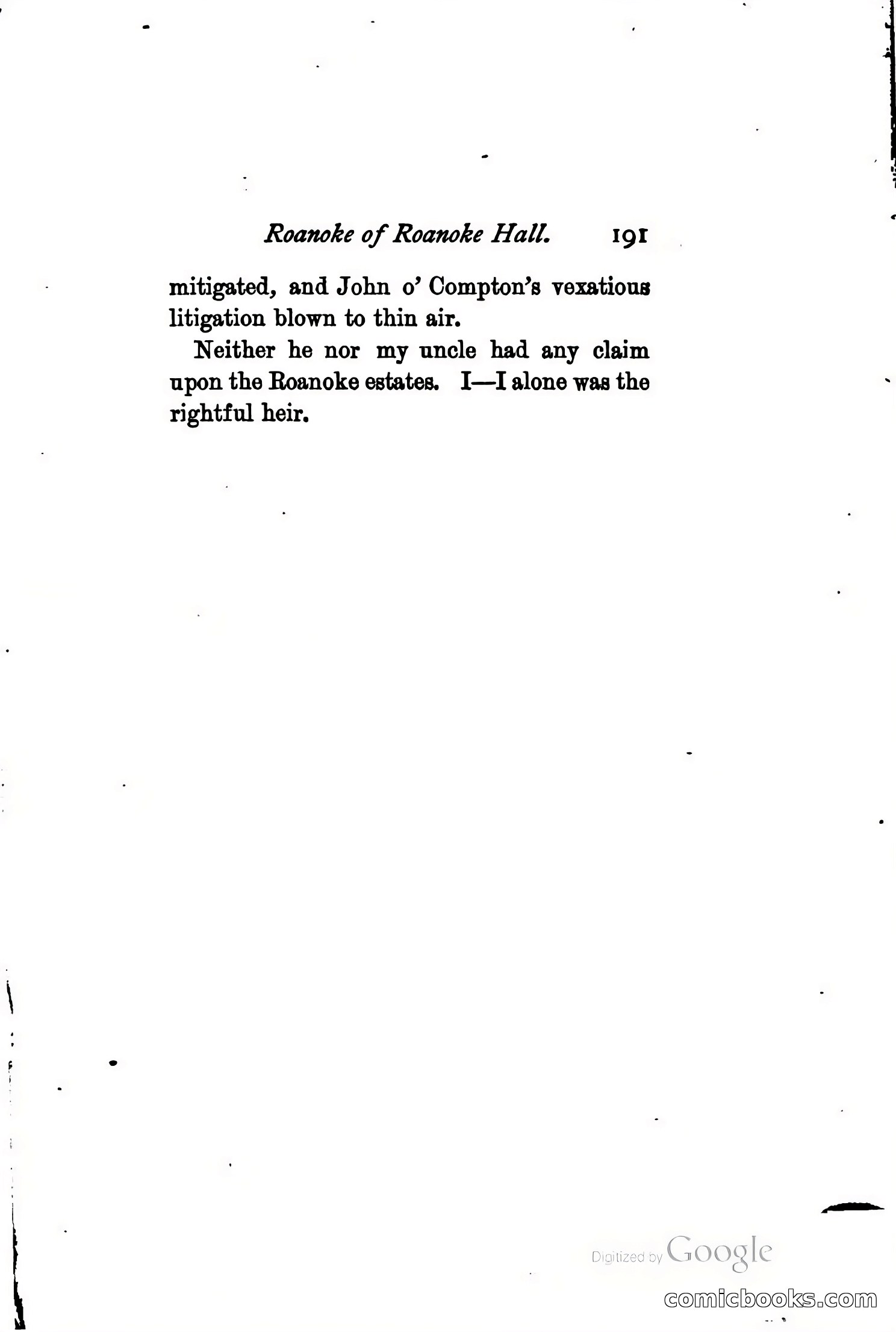 Roanoke of Roanoke Hall: A Romance — page 197 of 230