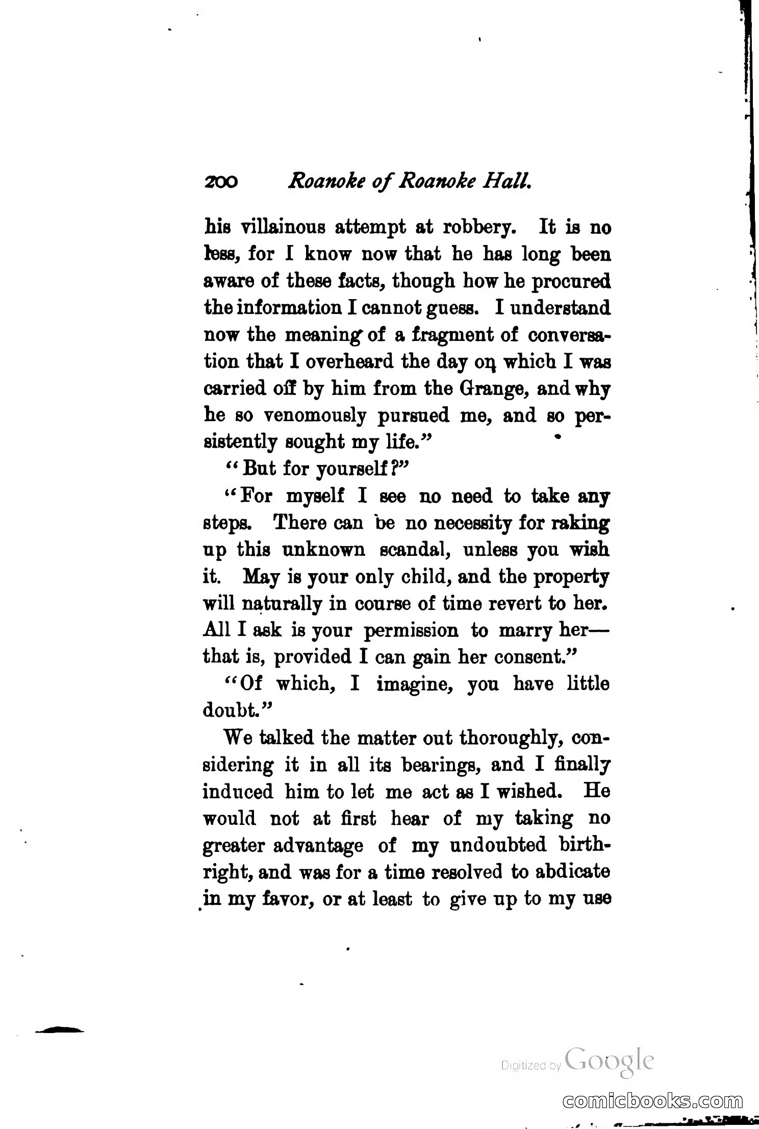 Roanoke of Roanoke Hall: A Romance — page 206 of 230