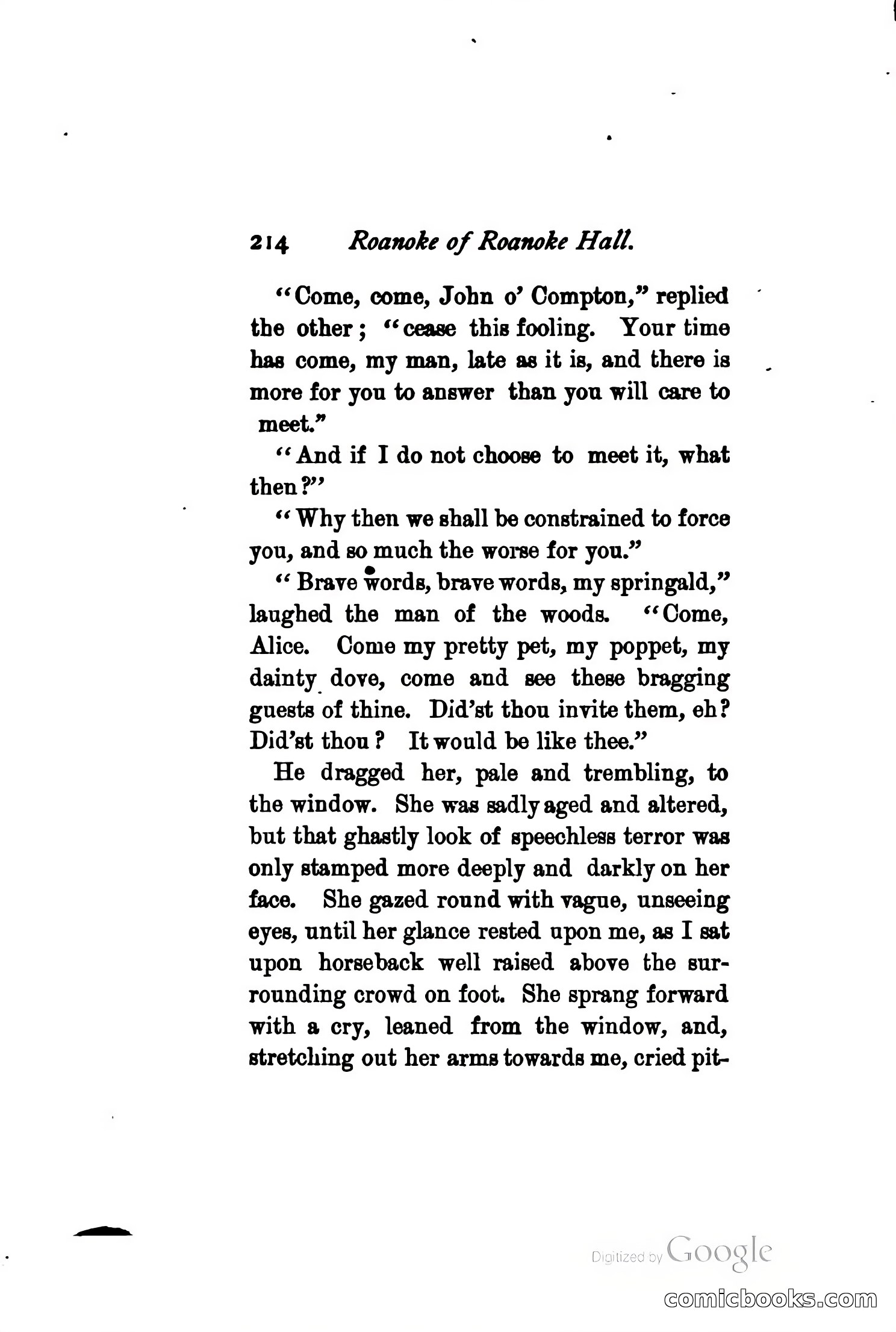 Roanoke of Roanoke Hall: A Romance — page 220 of 230