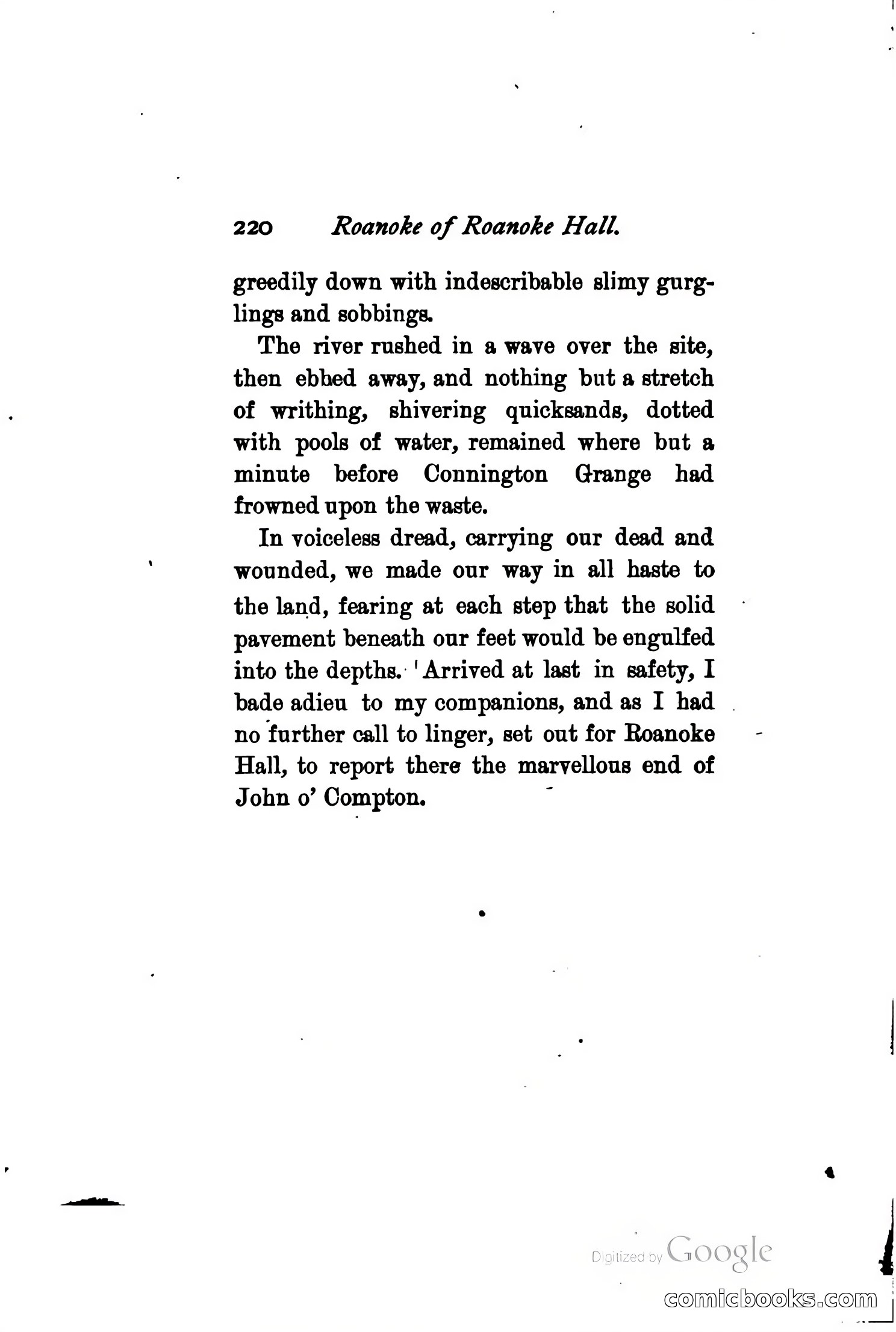 Roanoke of Roanoke Hall: A Romance — page 226 of 230