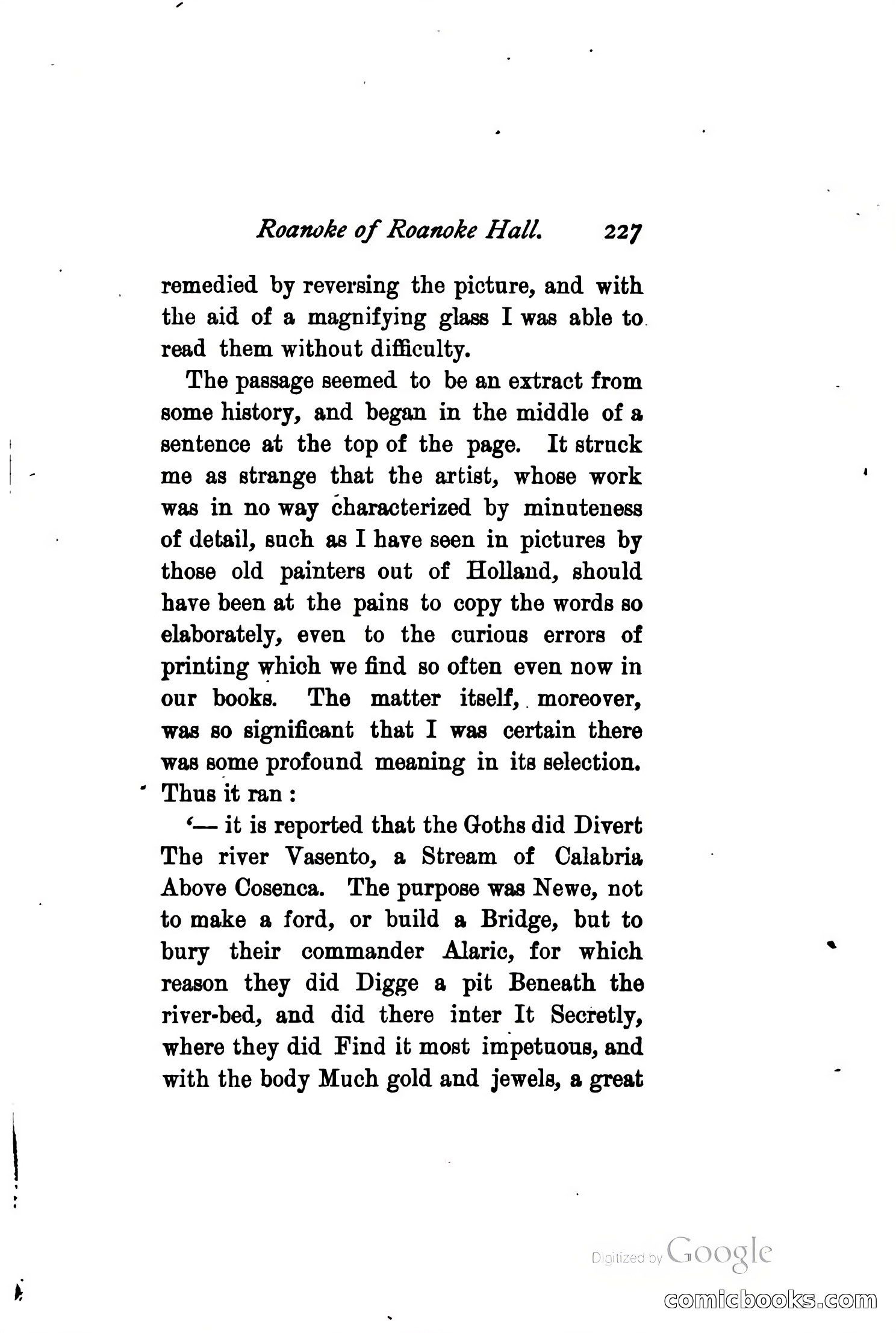 Roanoke of Roanoke Hall: A Romance — page 233 of 230