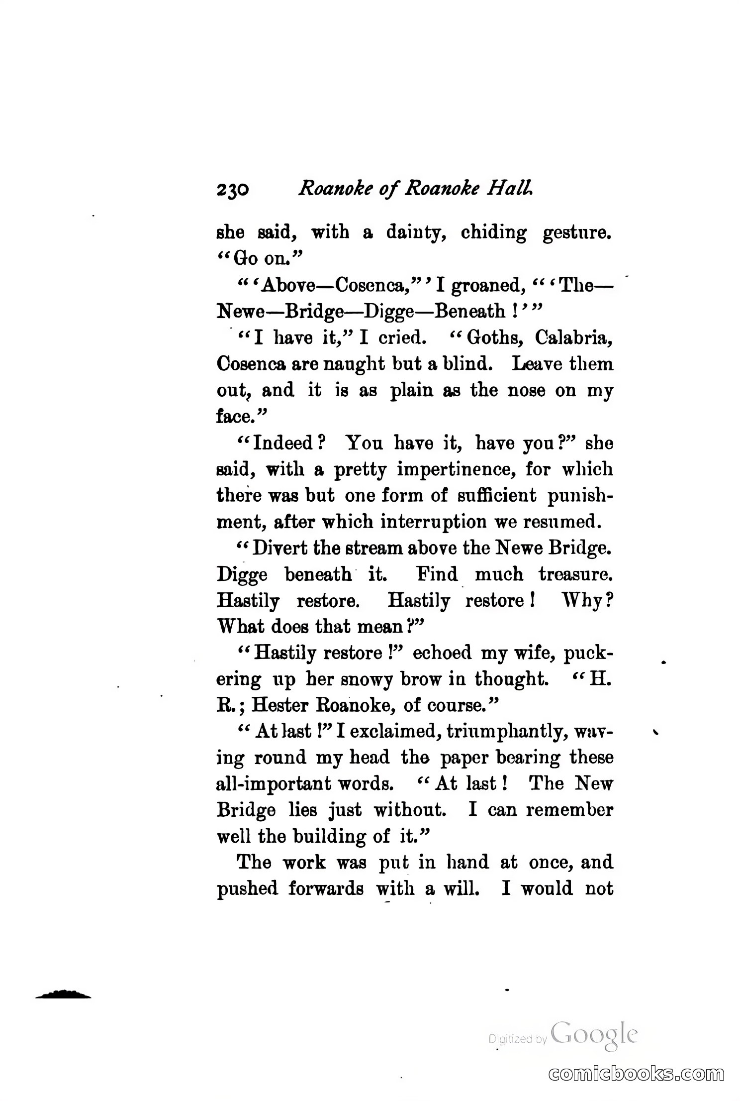 Roanoke of Roanoke Hall: A Romance — page 236 of 230