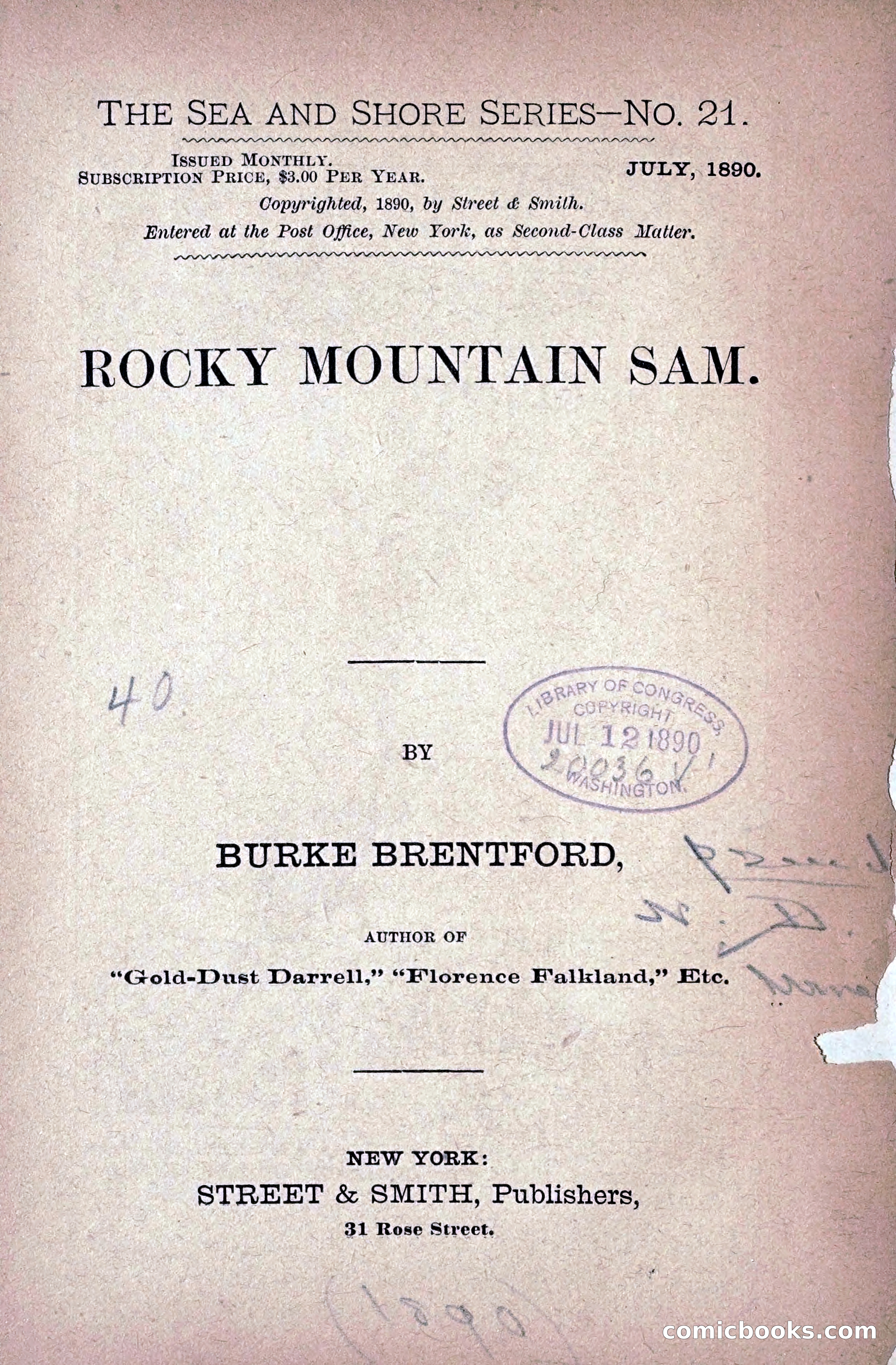 Rocky Mountain Sam — page 11 of 253
