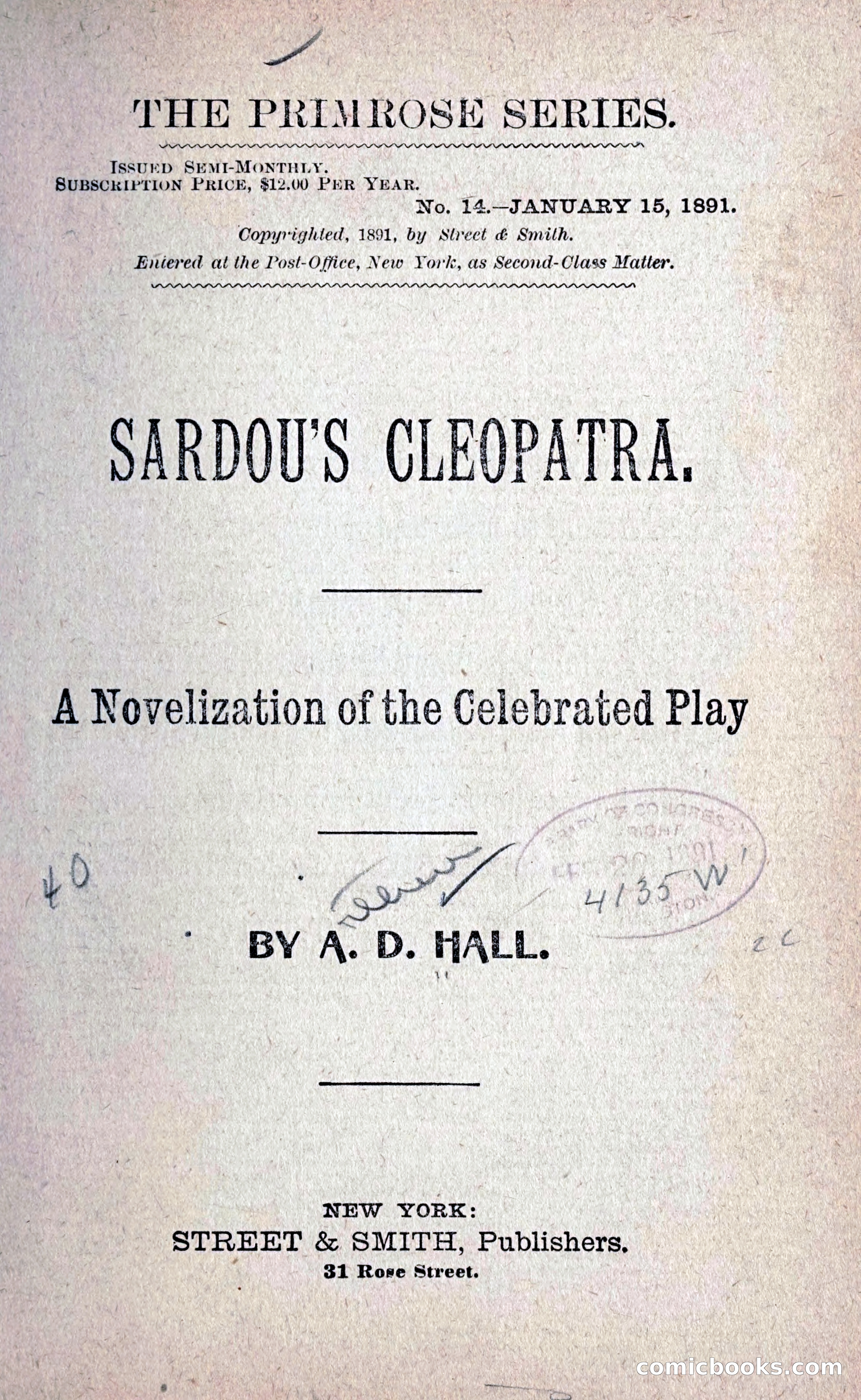 Sardou's Cleopatra — page 18 of 297