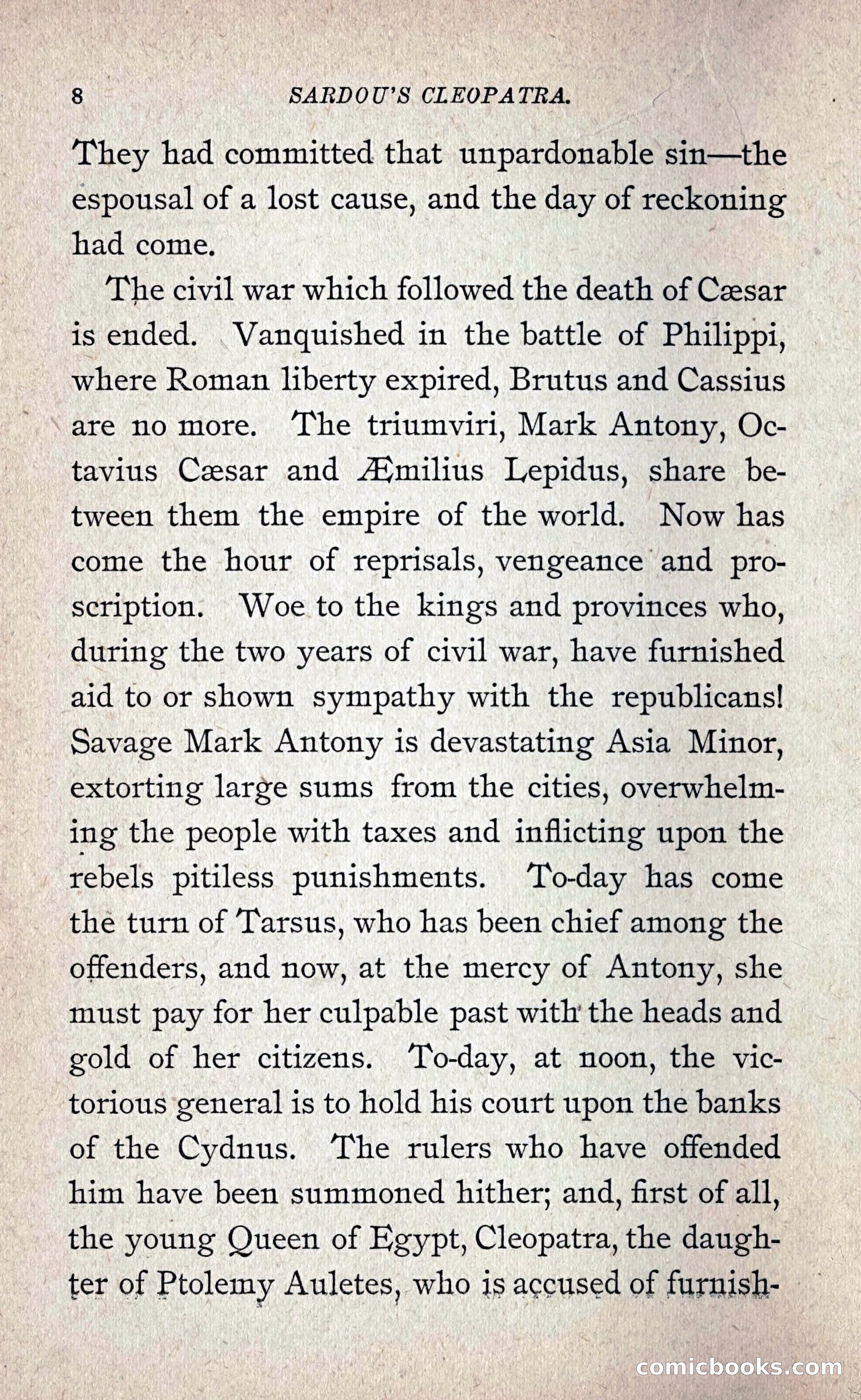 Sardou's Cleopatra — page 23 of 297