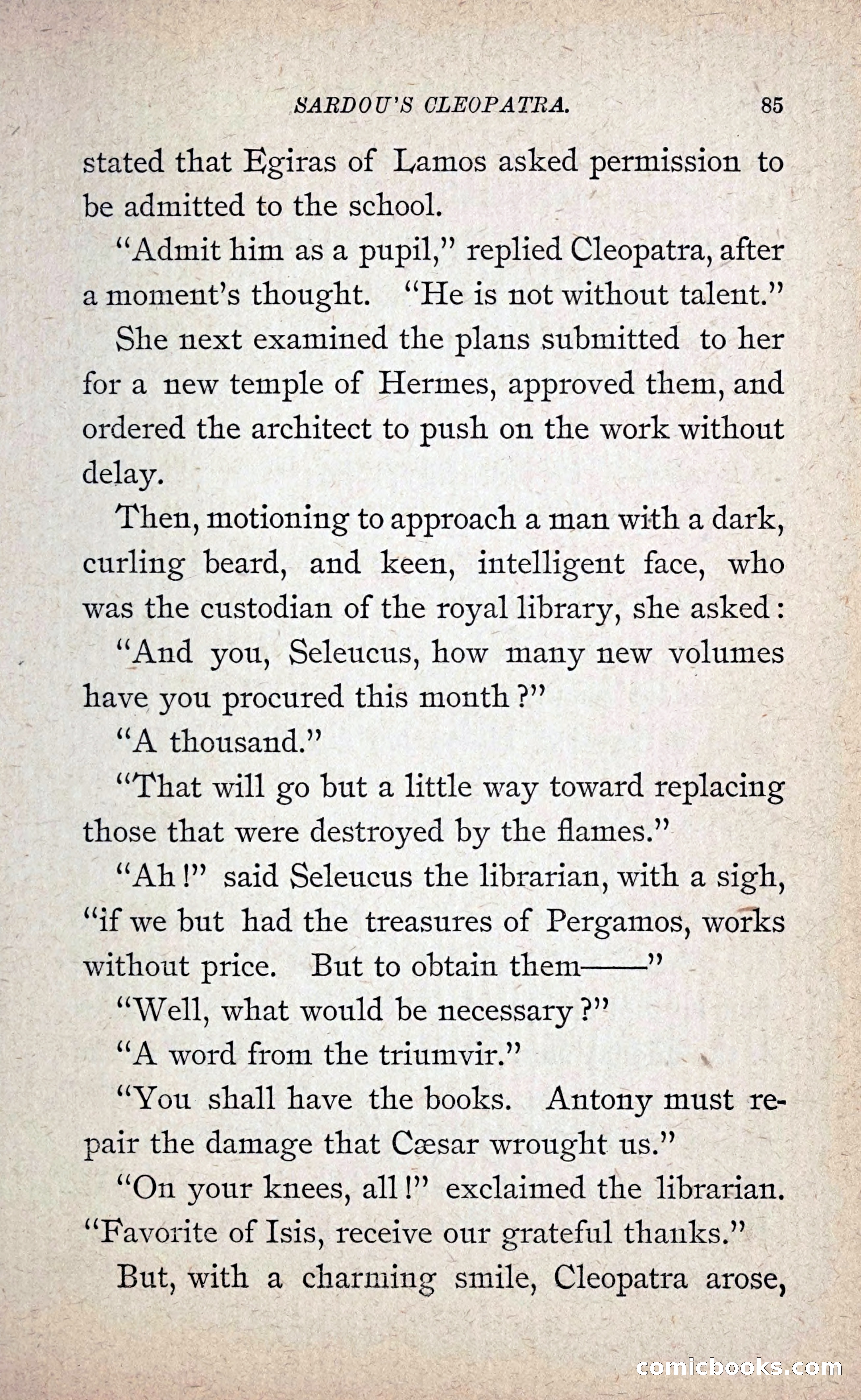 Sardou's Cleopatra — page 100 of 297