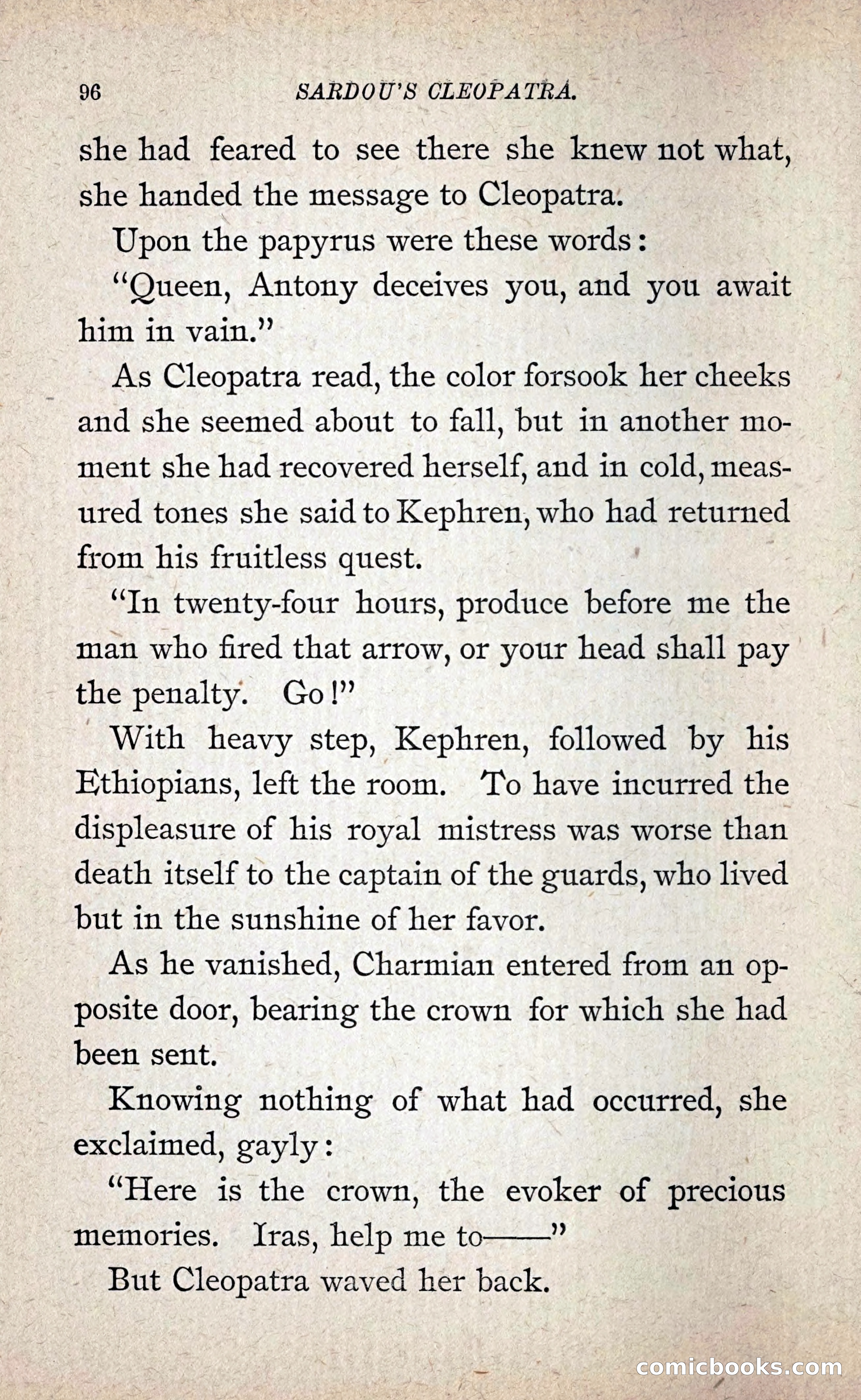 Sardou's Cleopatra — page 111 of 297