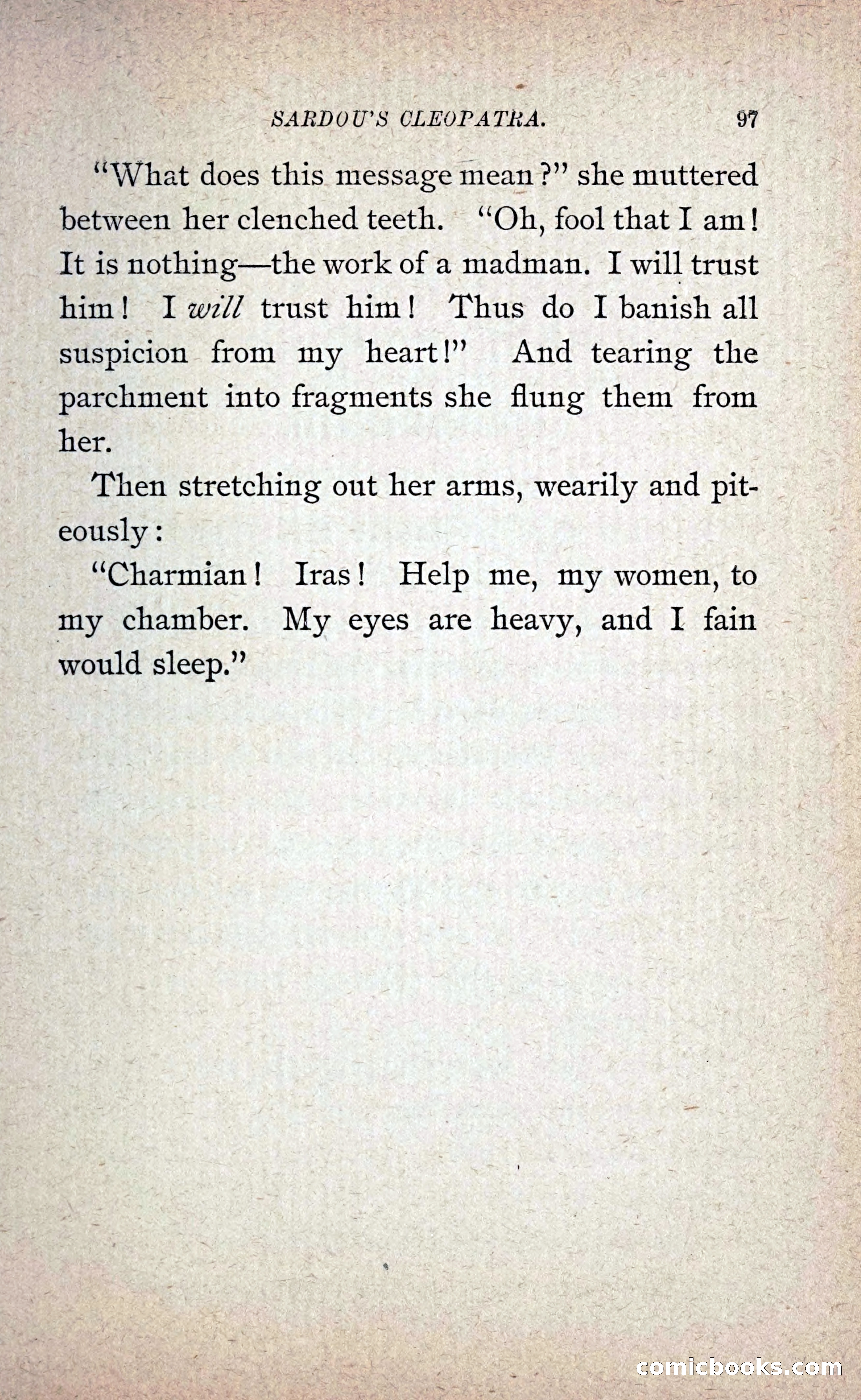 Sardou's Cleopatra — page 112 of 297