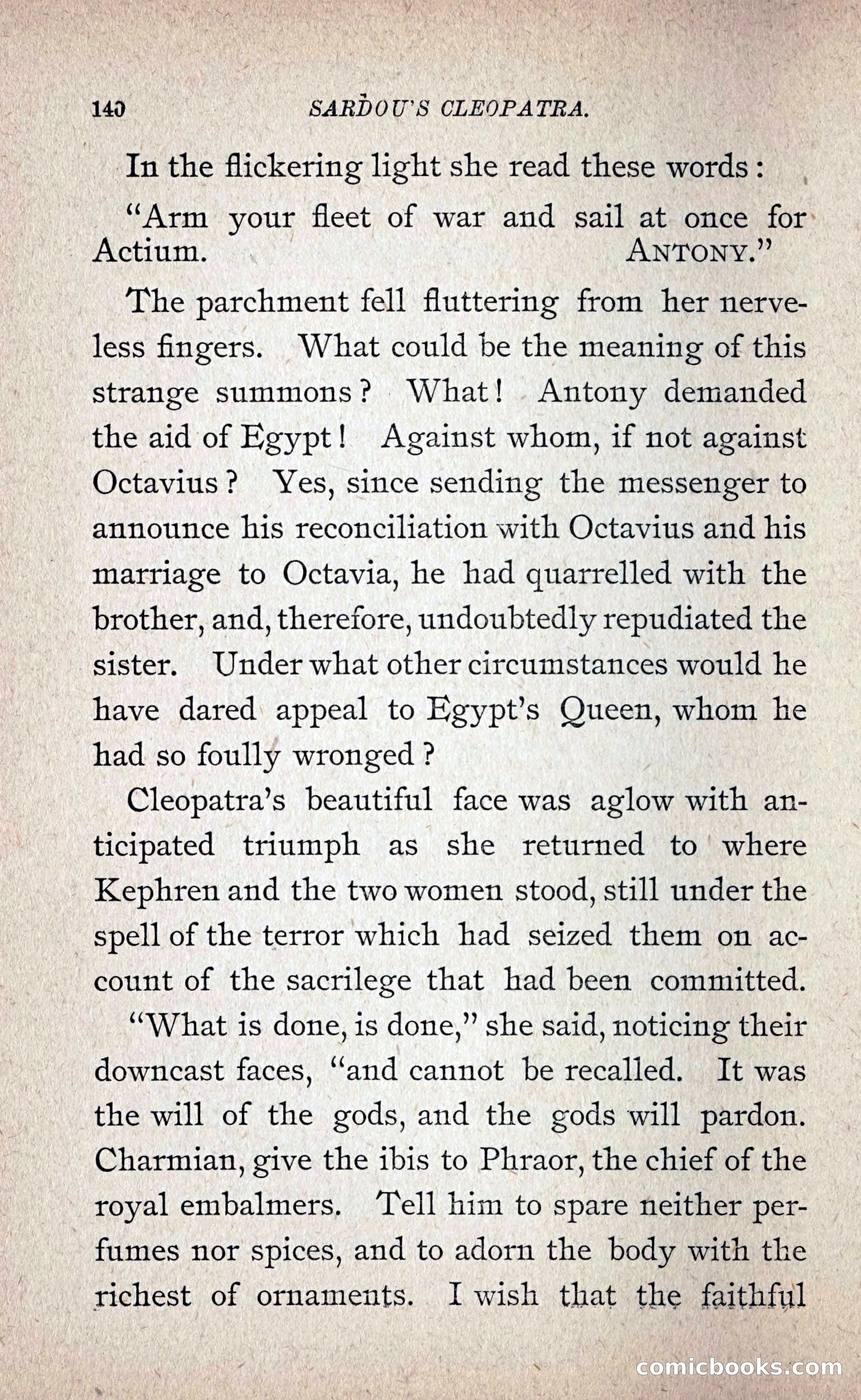 Sardou's Cleopatra — page 155 of 297
