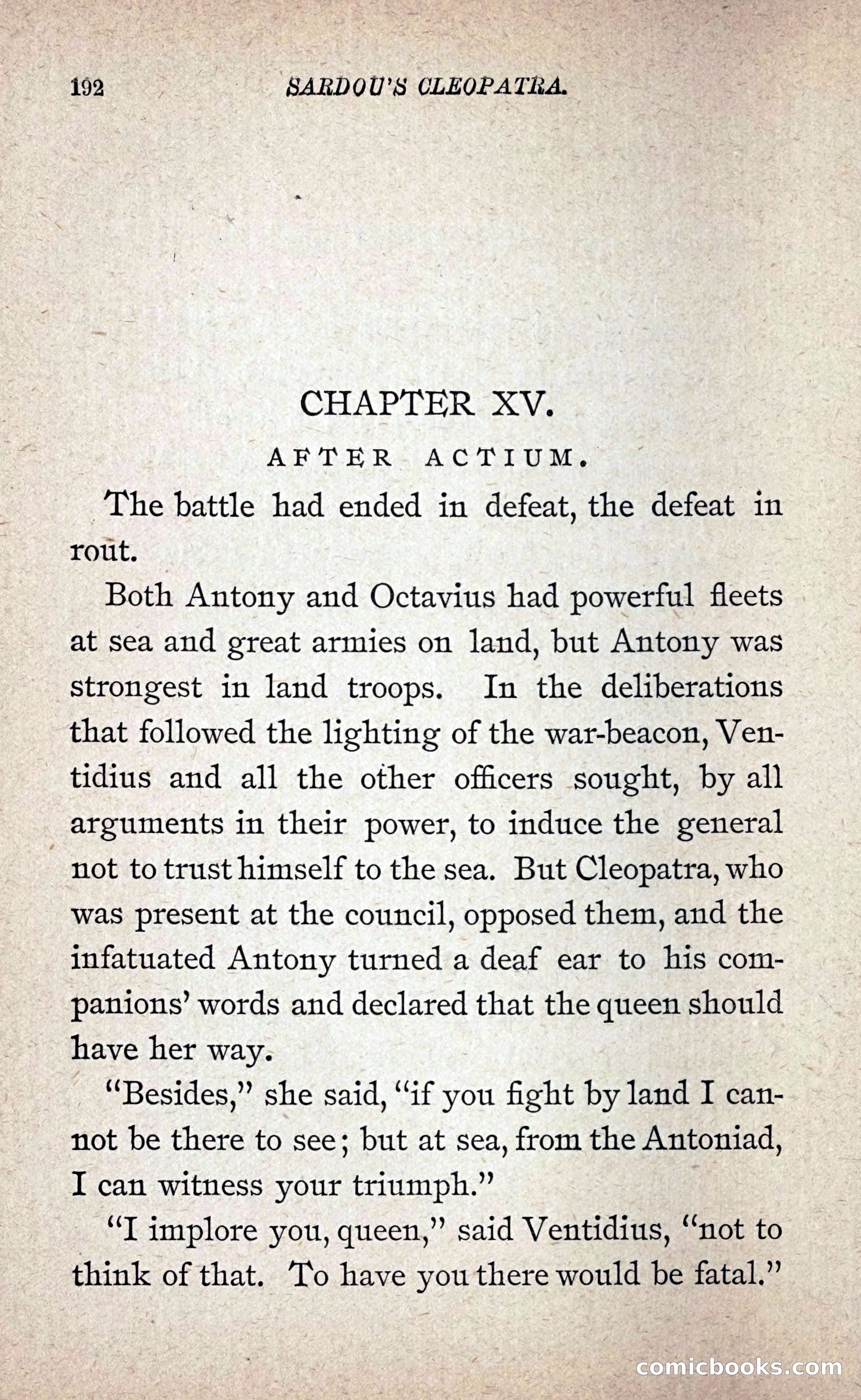 Sardou's Cleopatra — page 207 of 297