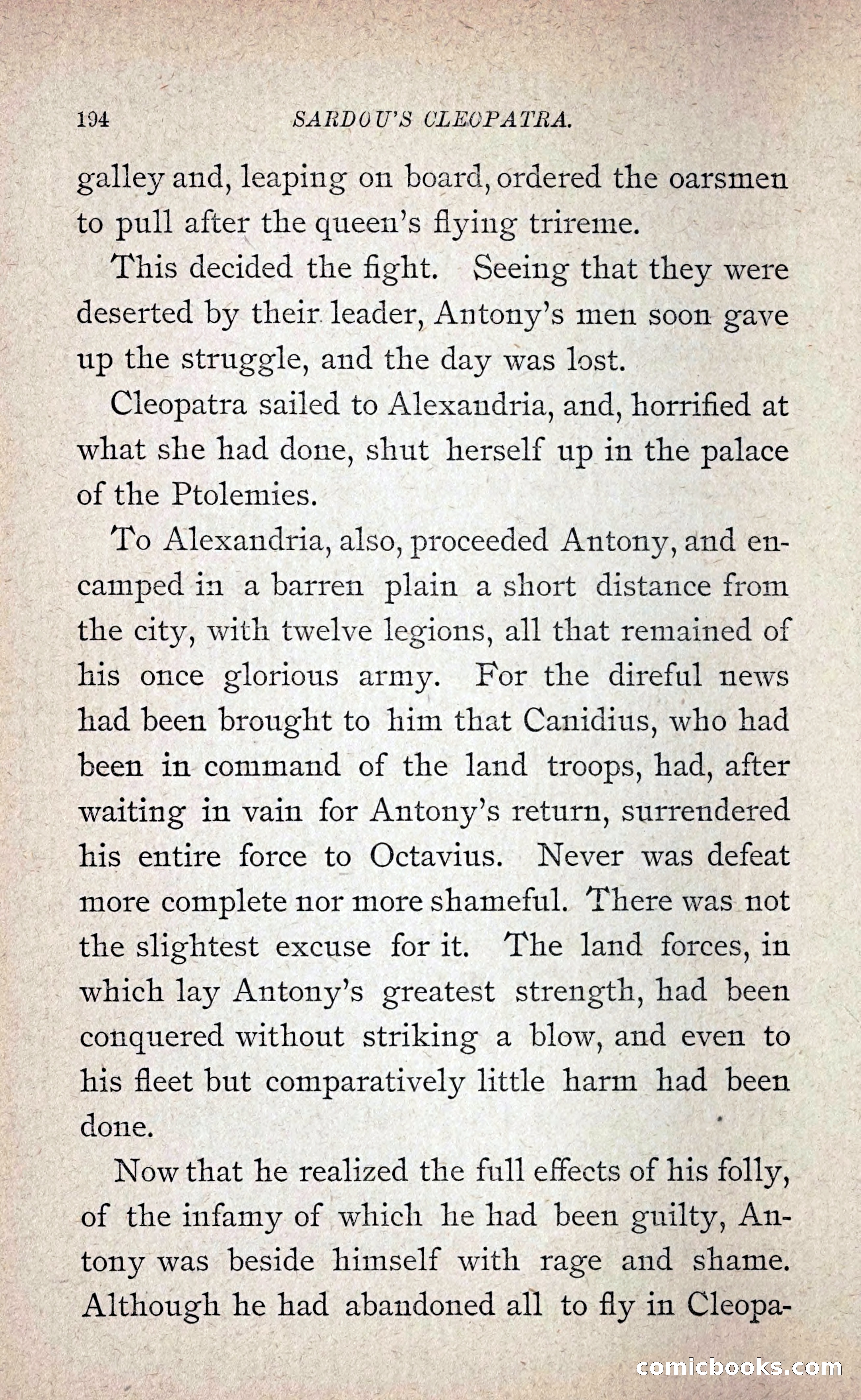 Sardou's Cleopatra — page 209 of 297