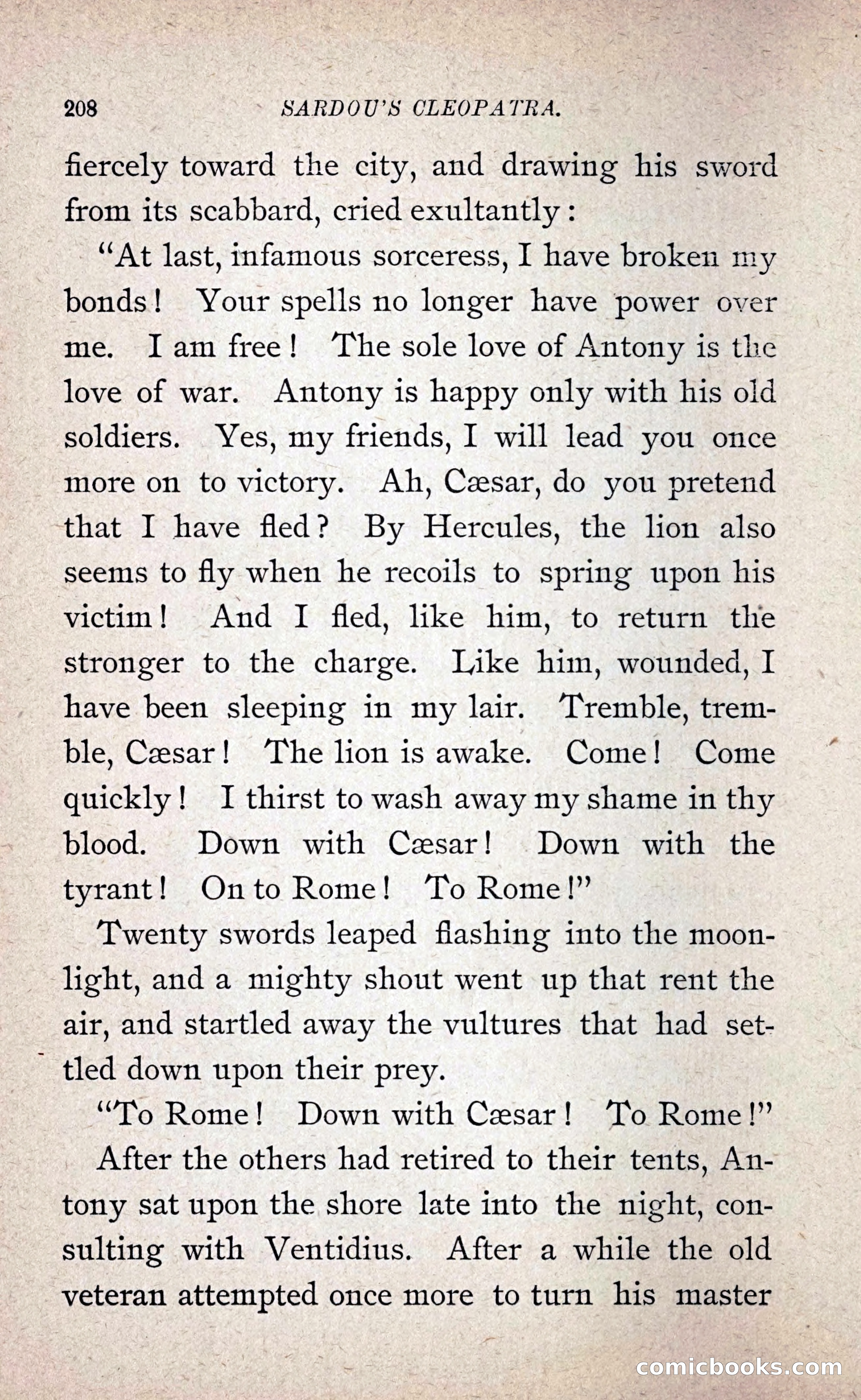 Sardou's Cleopatra — page 223 of 297