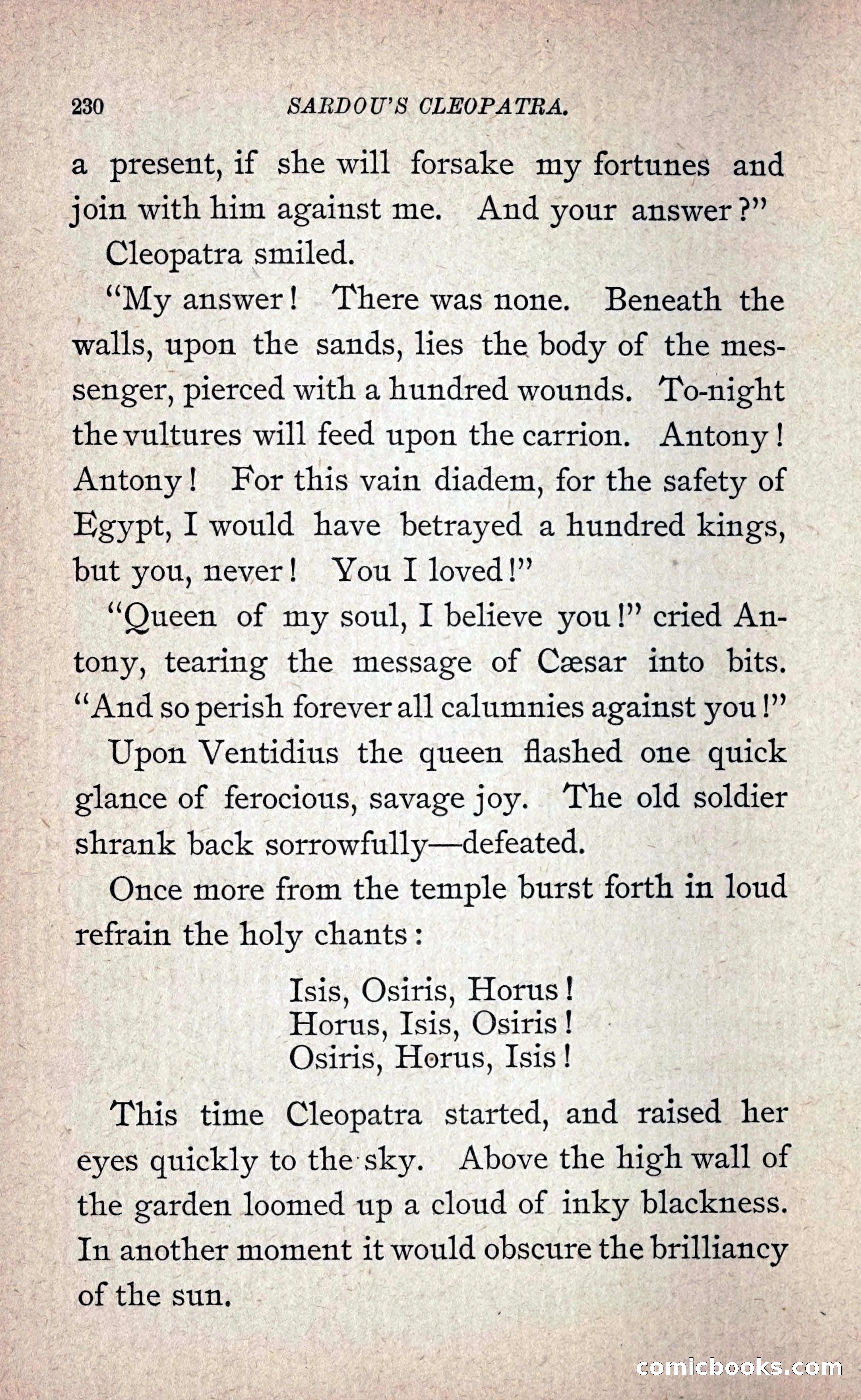 Sardou's Cleopatra — page 245 of 297
