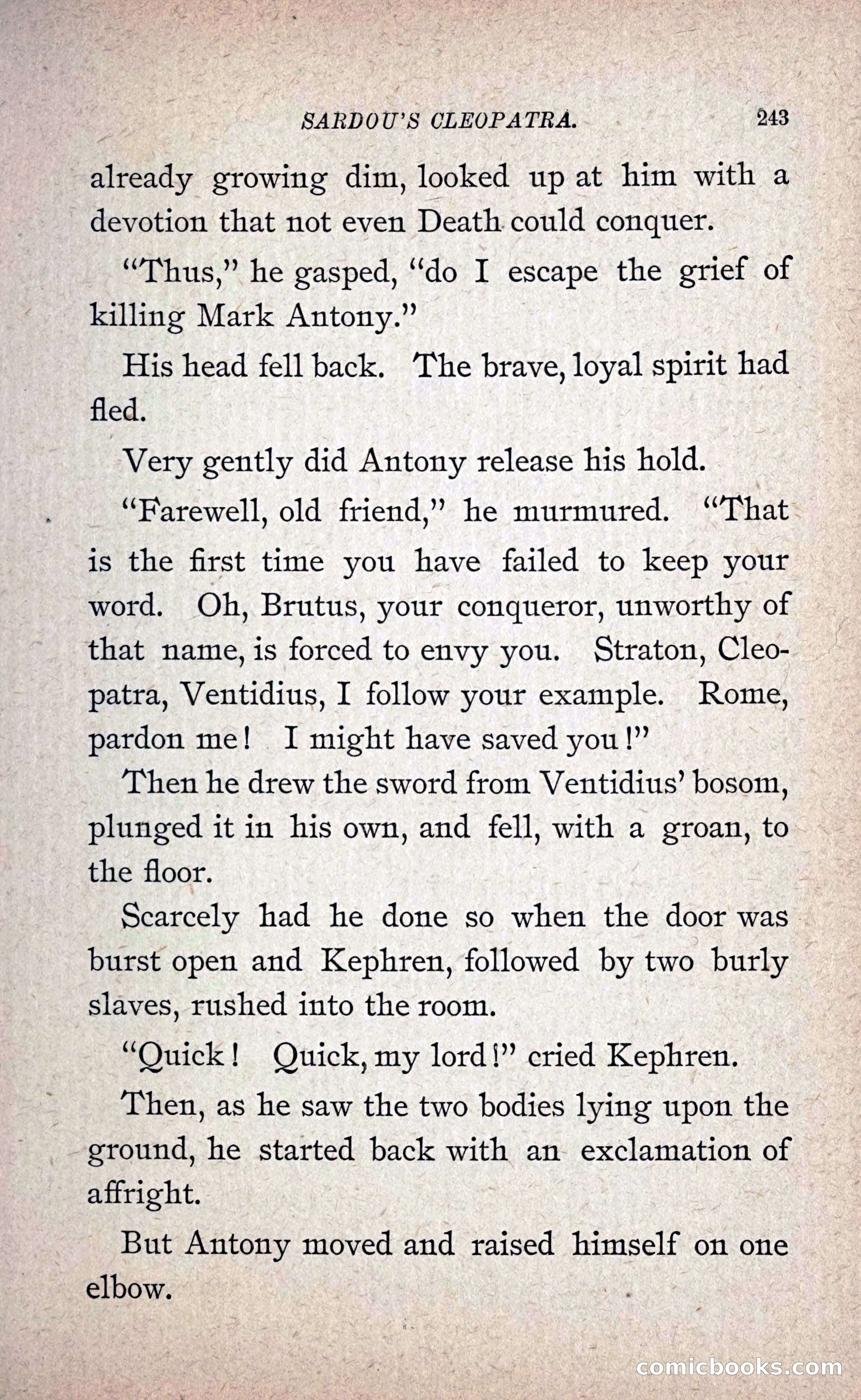 Sardou's Cleopatra — page 258 of 297