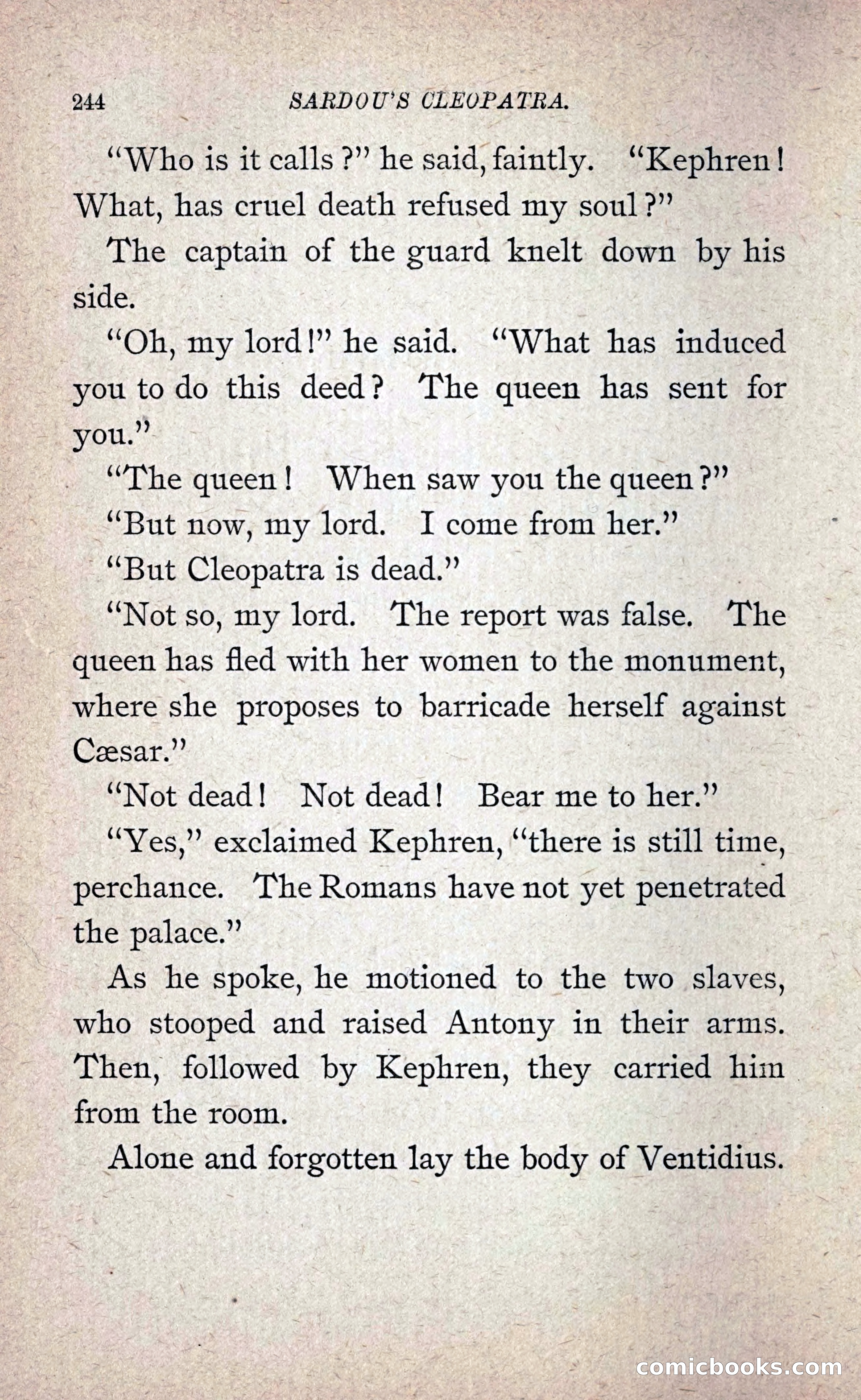 Sardou's Cleopatra — page 259 of 297