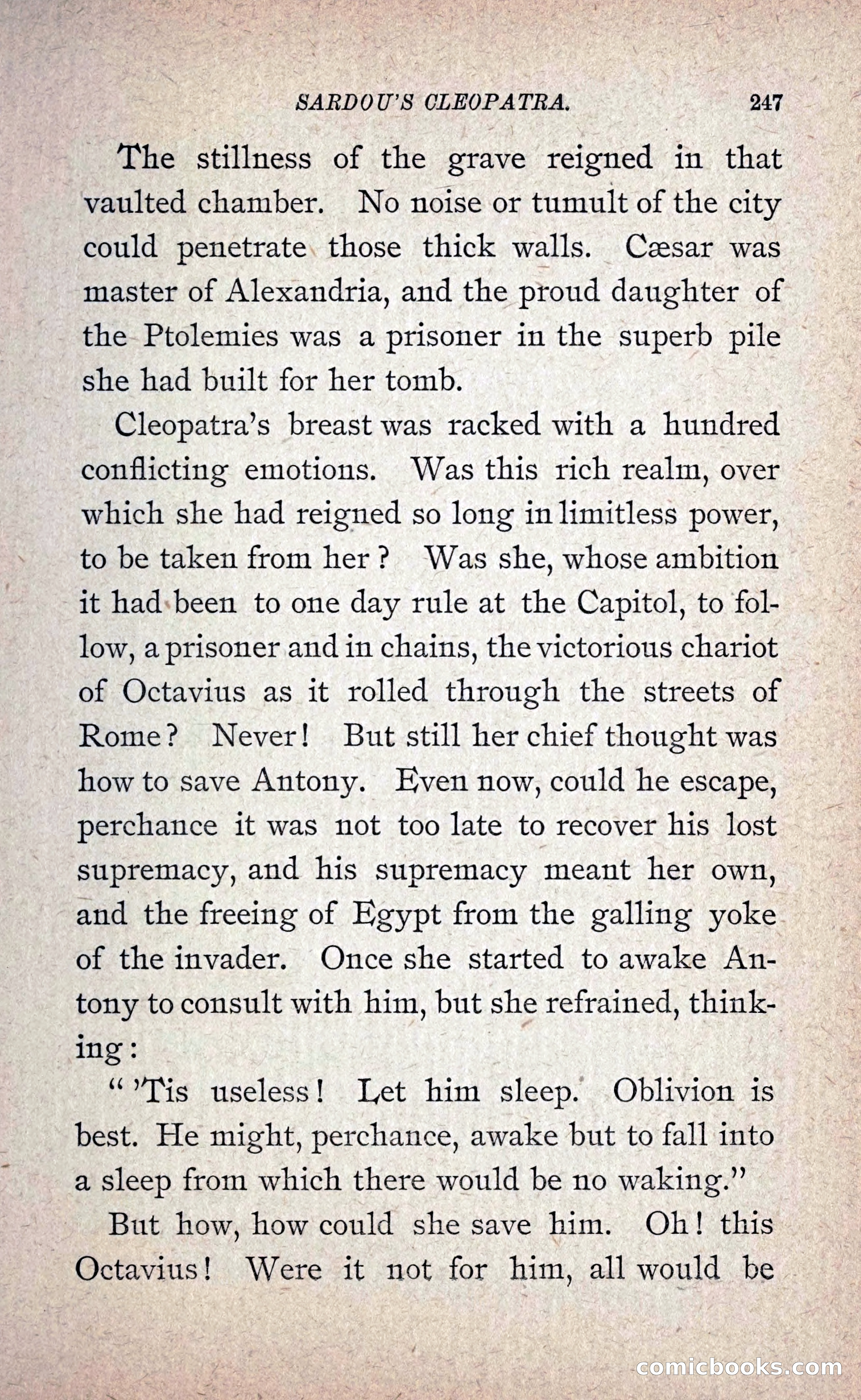Sardou's Cleopatra — page 262 of 297