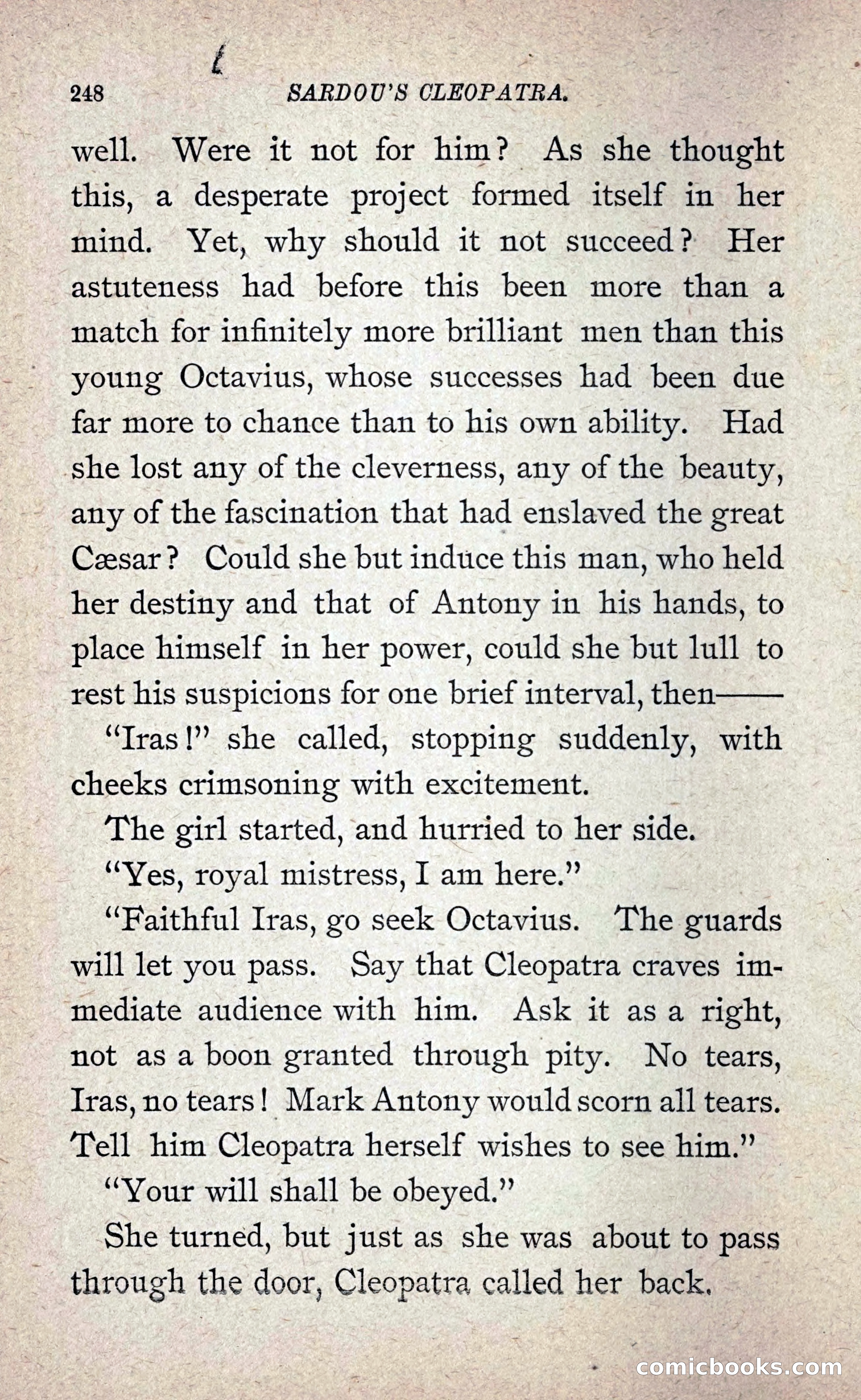 Sardou's Cleopatra — page 263 of 297