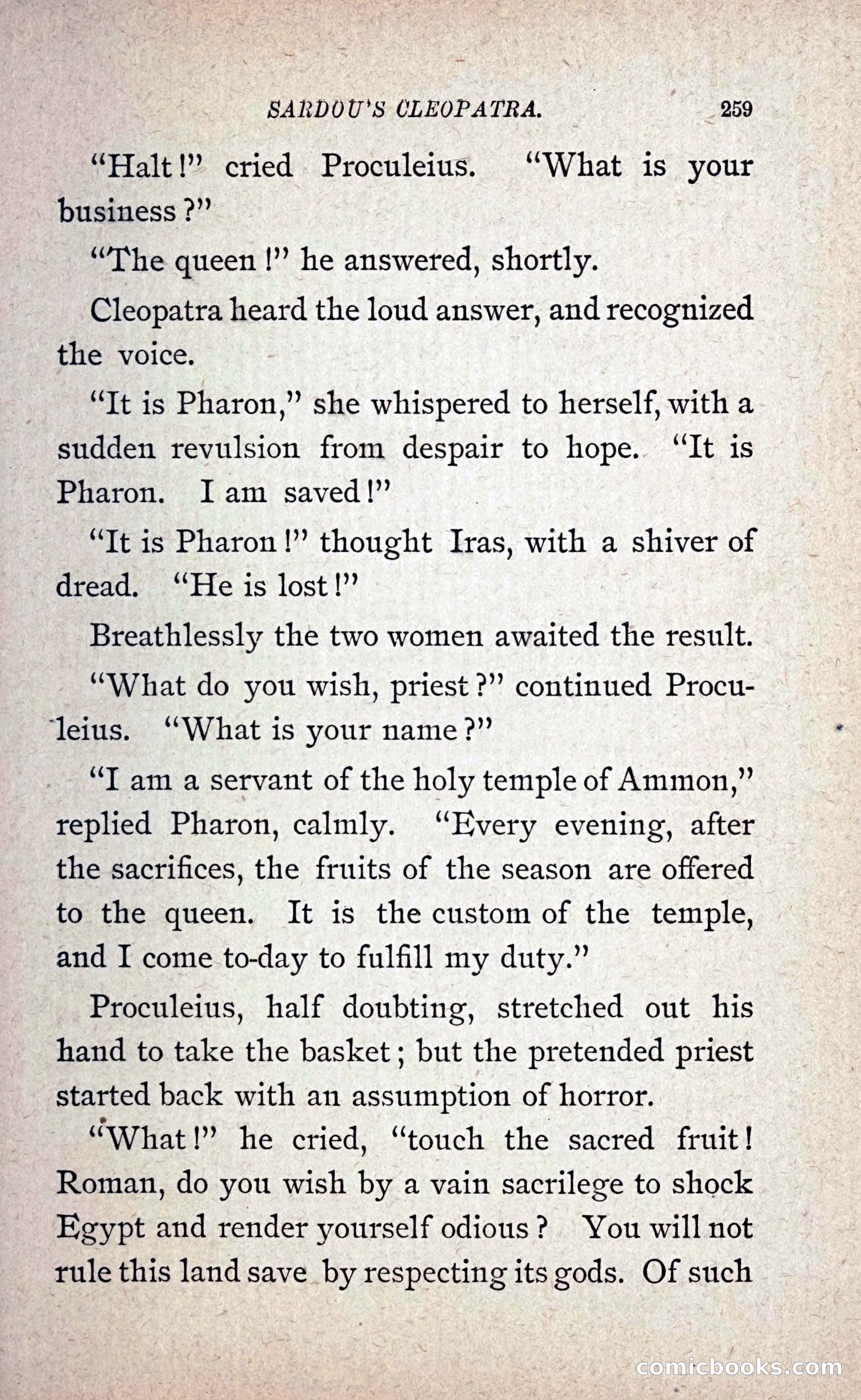 Sardou's Cleopatra — page 274 of 297