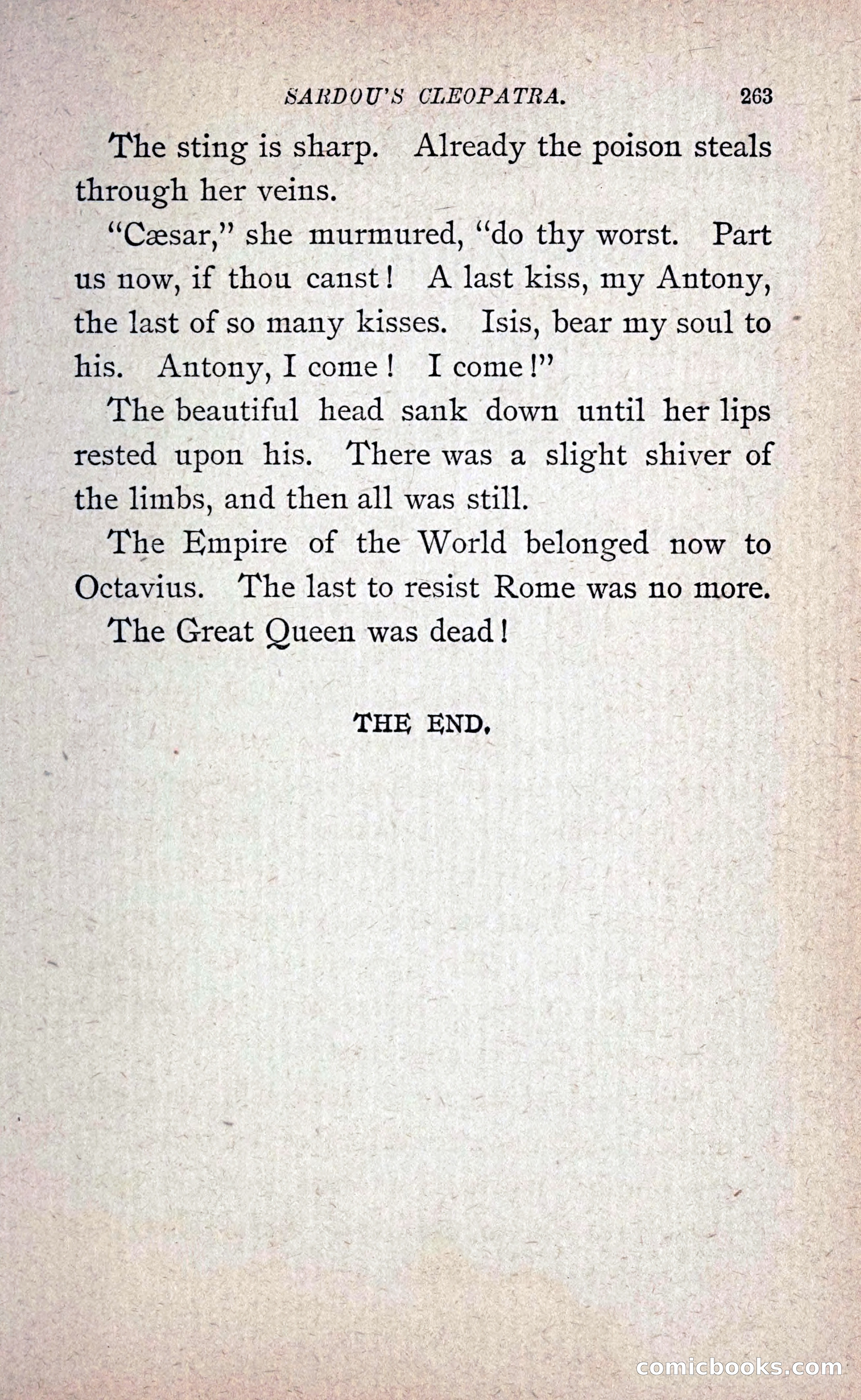 Sardou's Cleopatra — page 278 of 297
