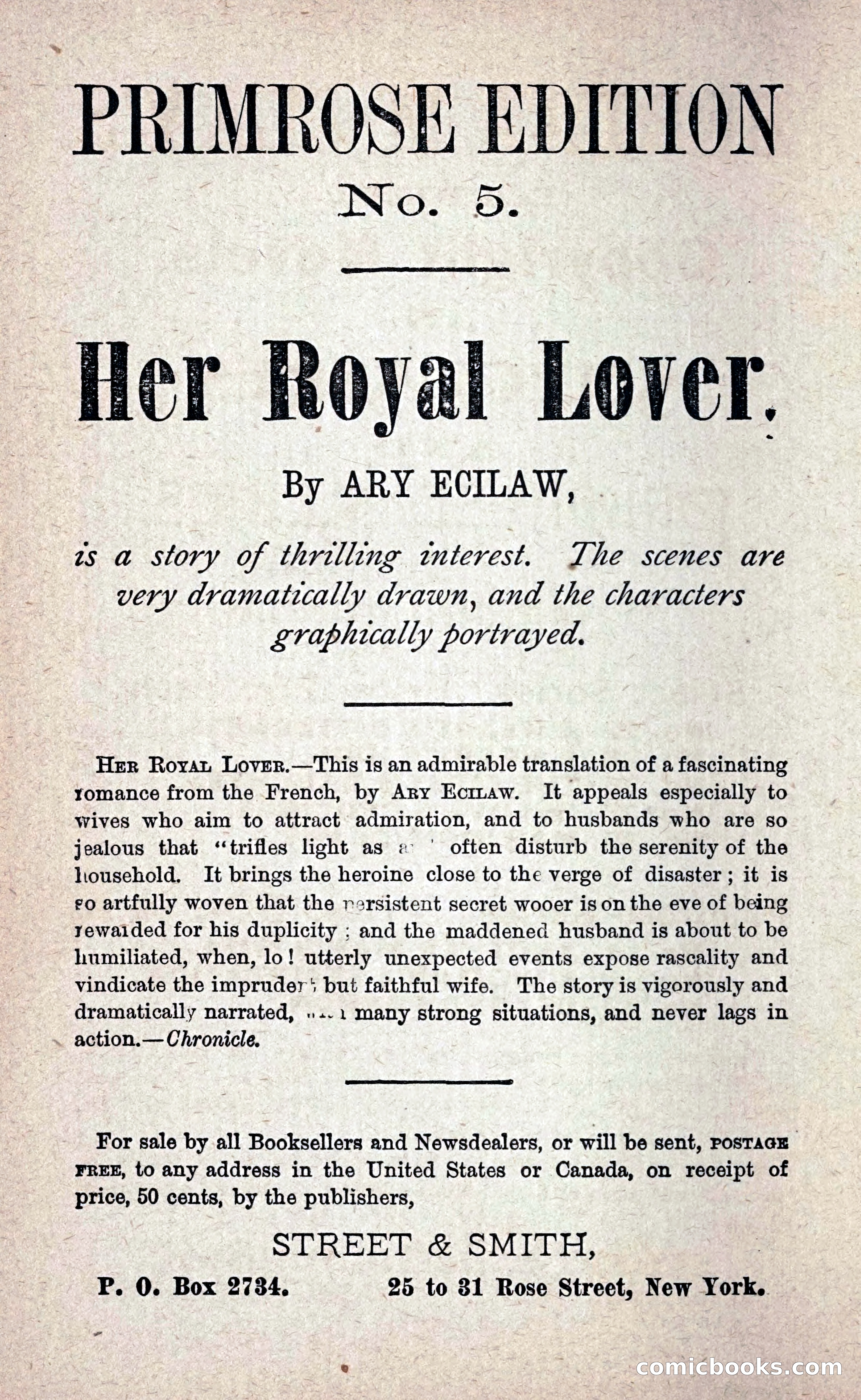 Sardou's Cleopatra — page 283 of 297