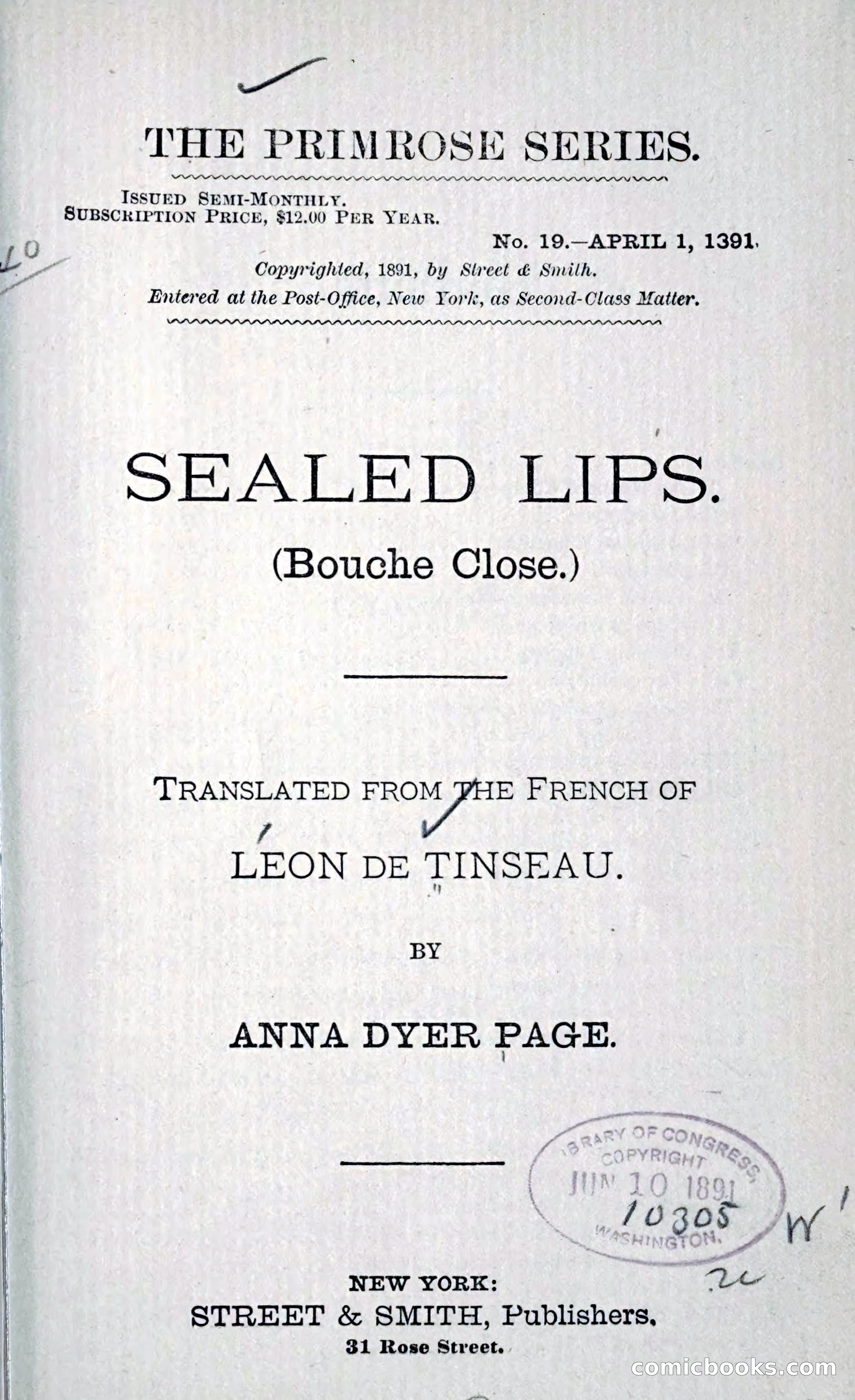 Sealed Lips — page 11 of 321