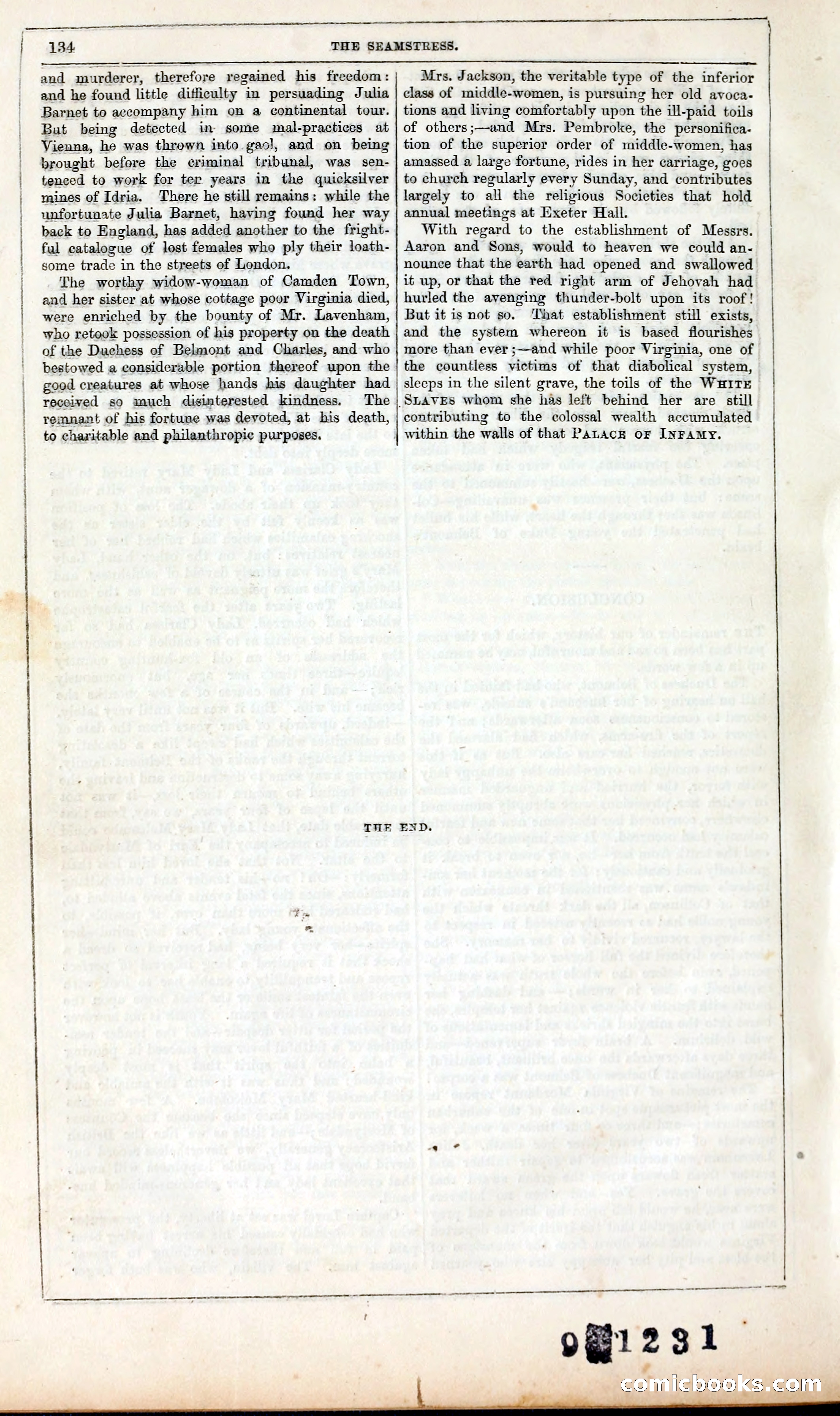 The Seamstress; or, The White Slave of England — page 143 of 151