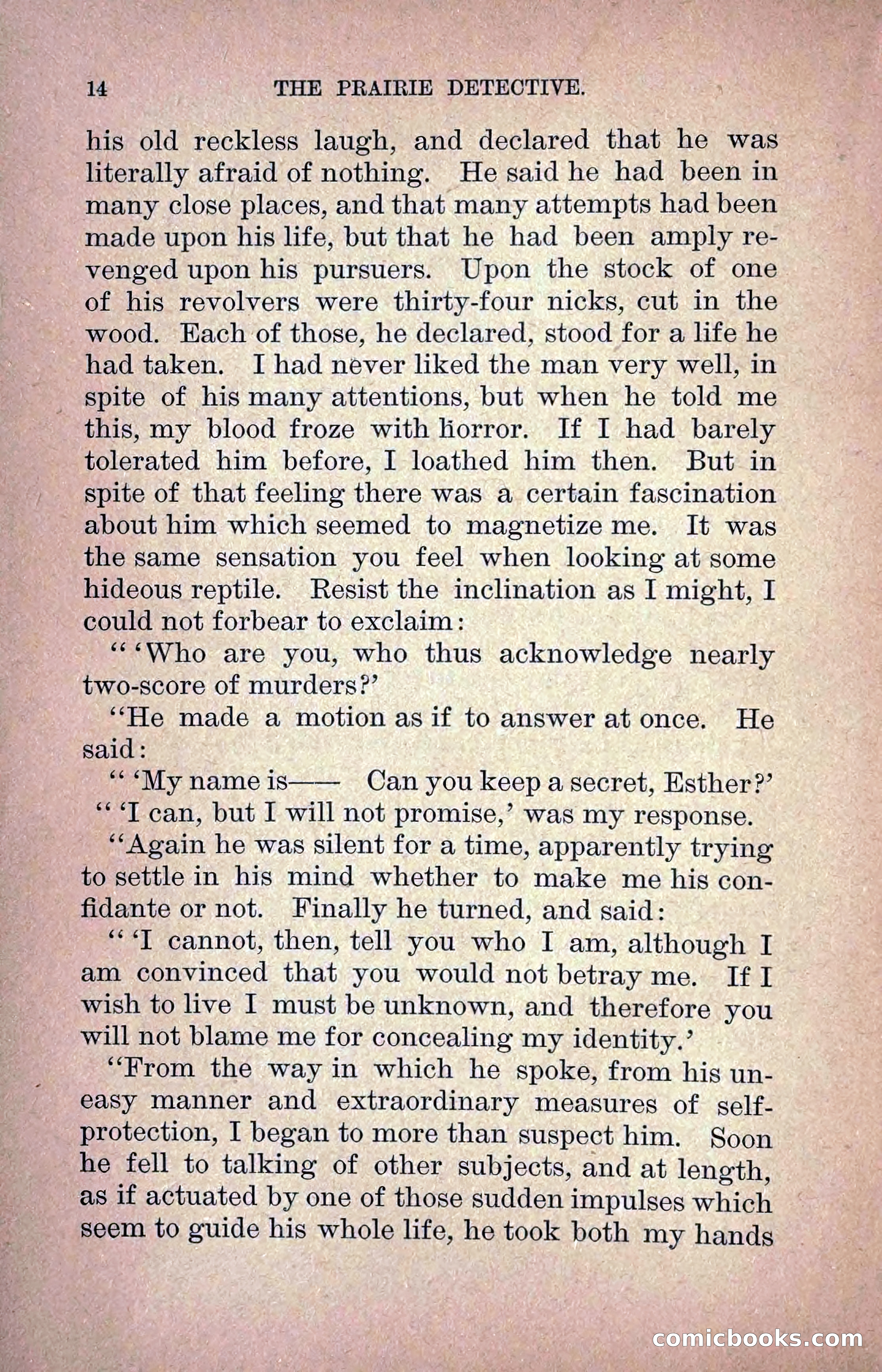 The Prairie Detective: Secret Service Series No. 24 — page 16 of 218