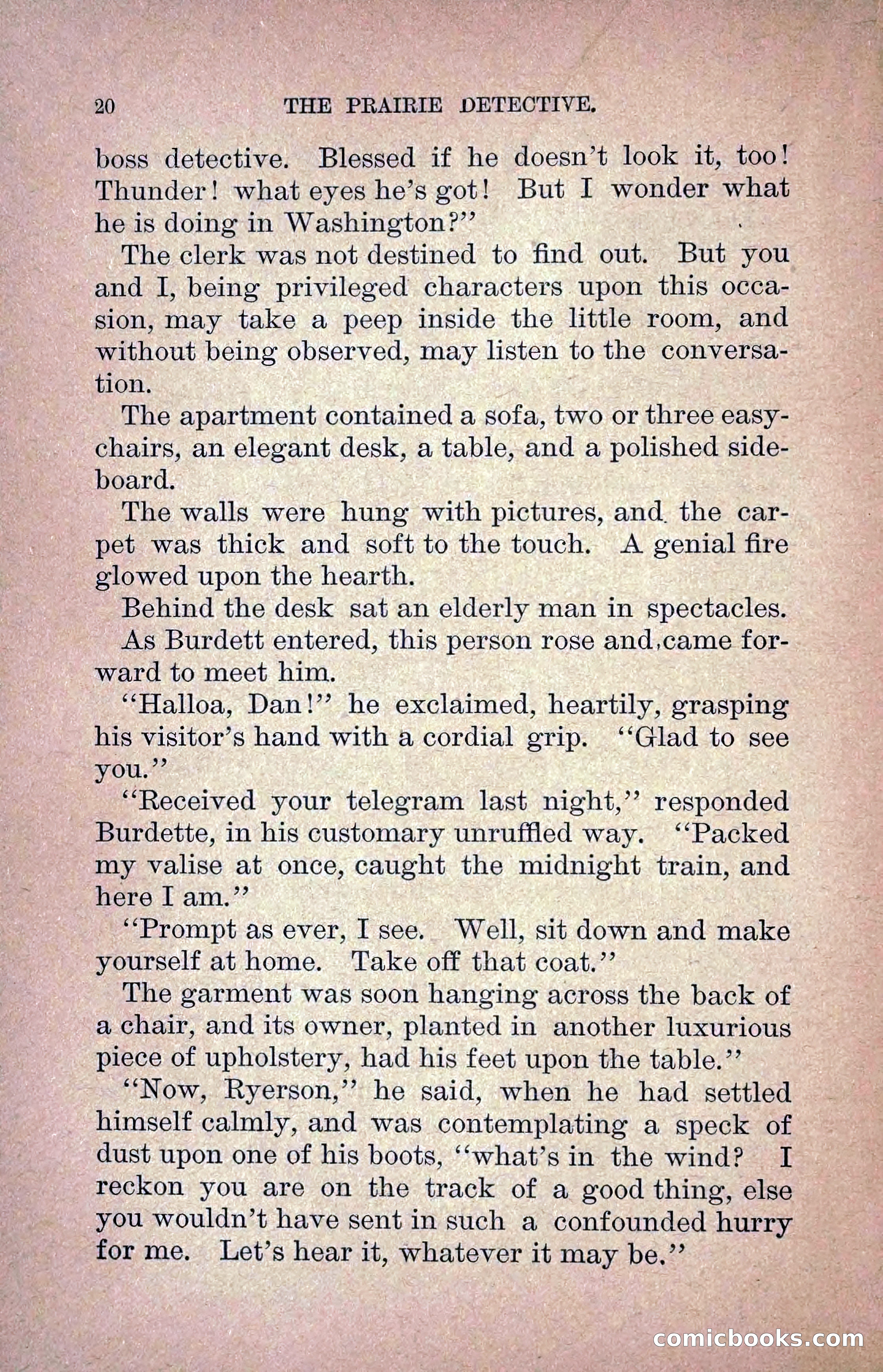 The Prairie Detective: Secret Service Series No. 24 — page 22 of 218