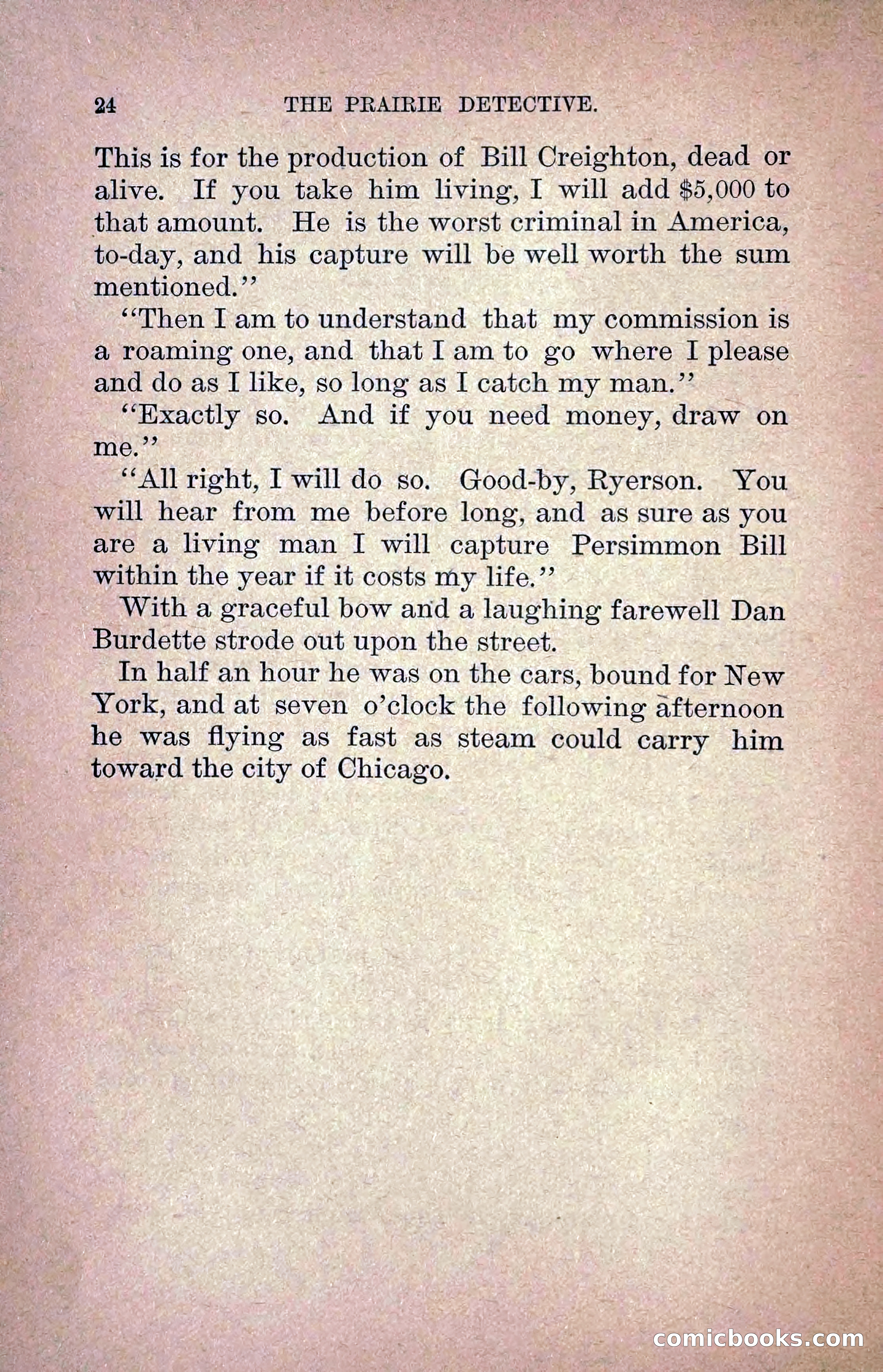 The Prairie Detective: Secret Service Series No. 24 — page 26 of 218