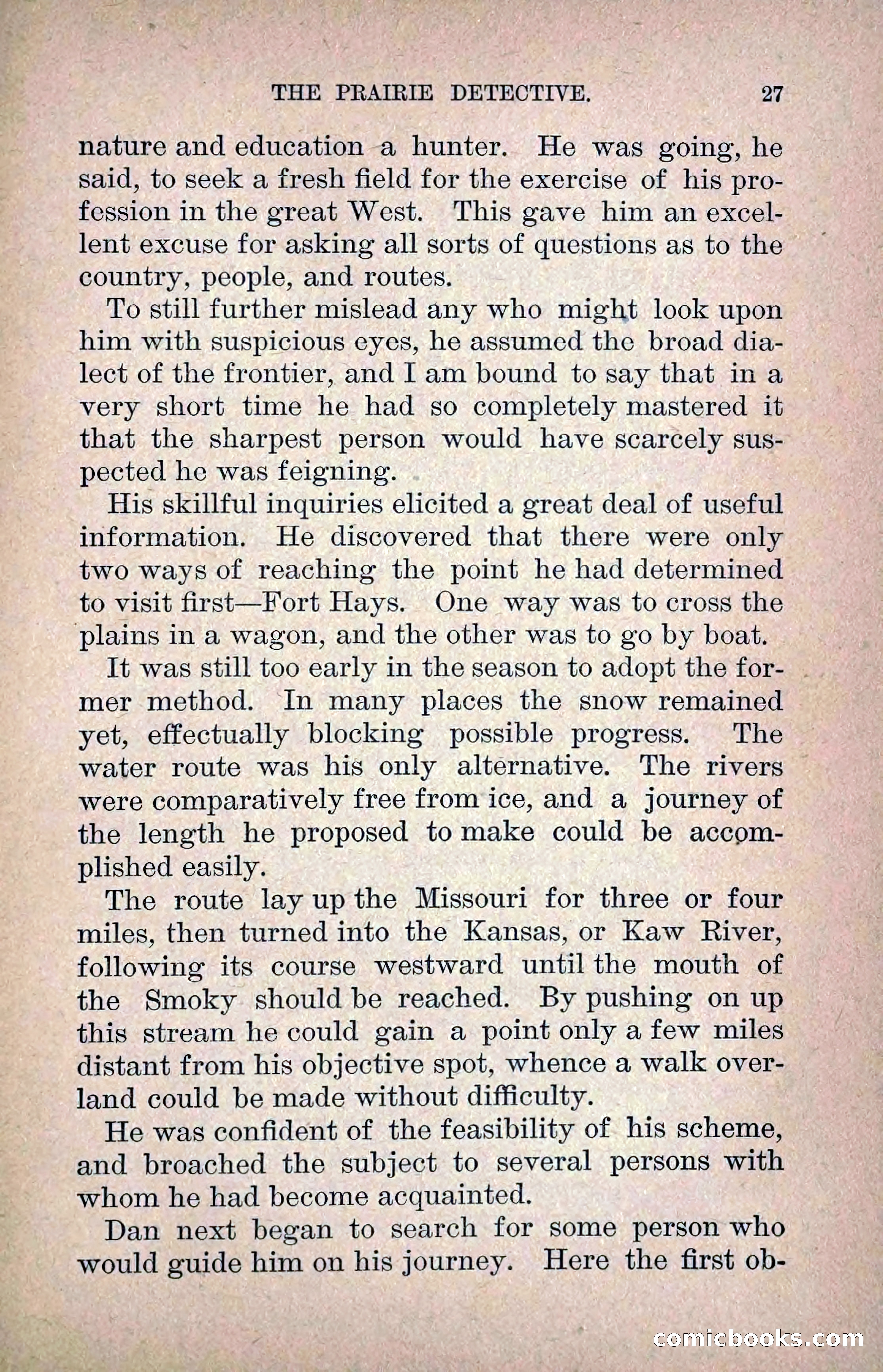 The Prairie Detective: Secret Service Series No. 24 — page 29 of 218