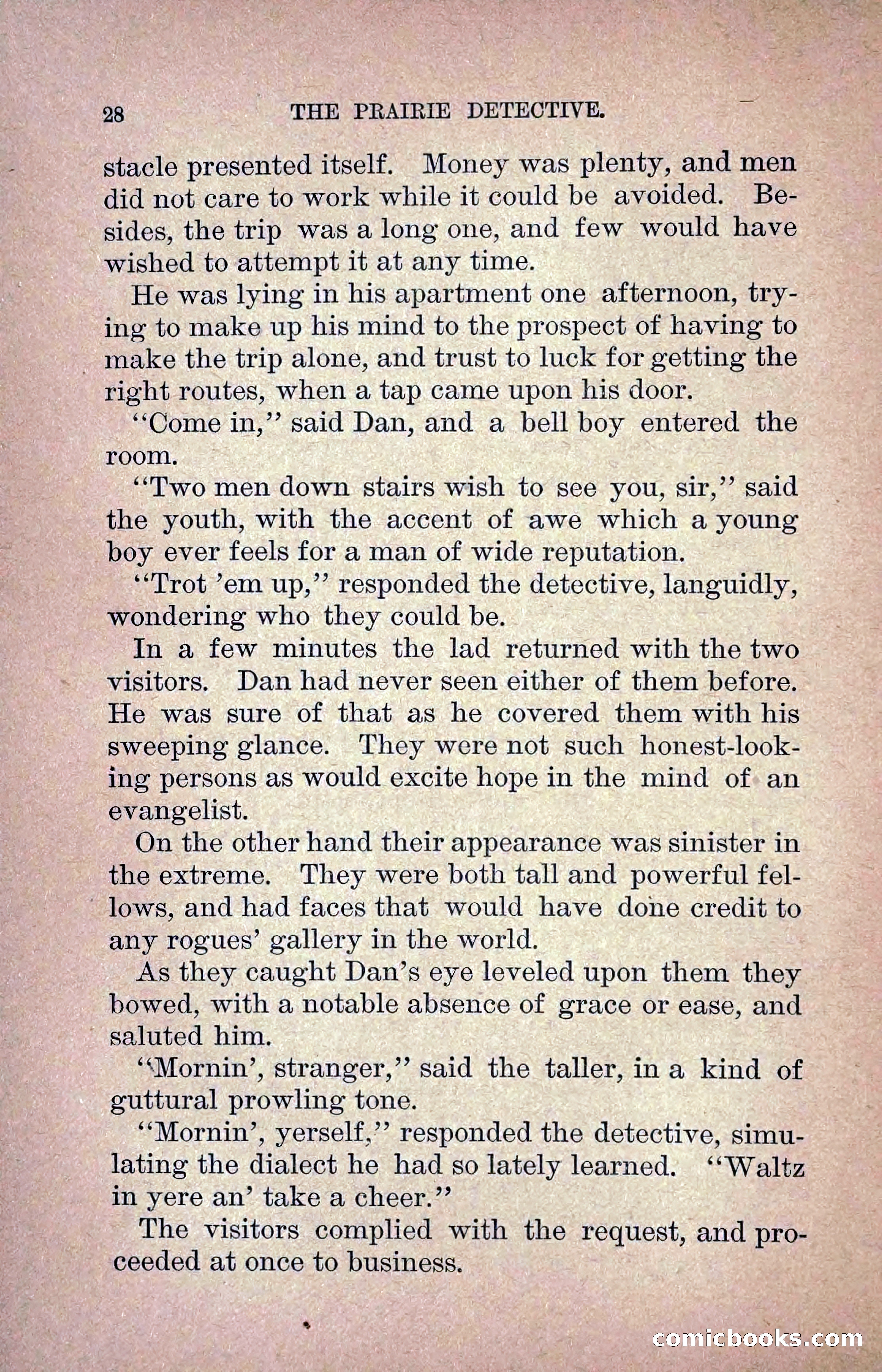 The Prairie Detective: Secret Service Series No. 24 — page 30 of 218