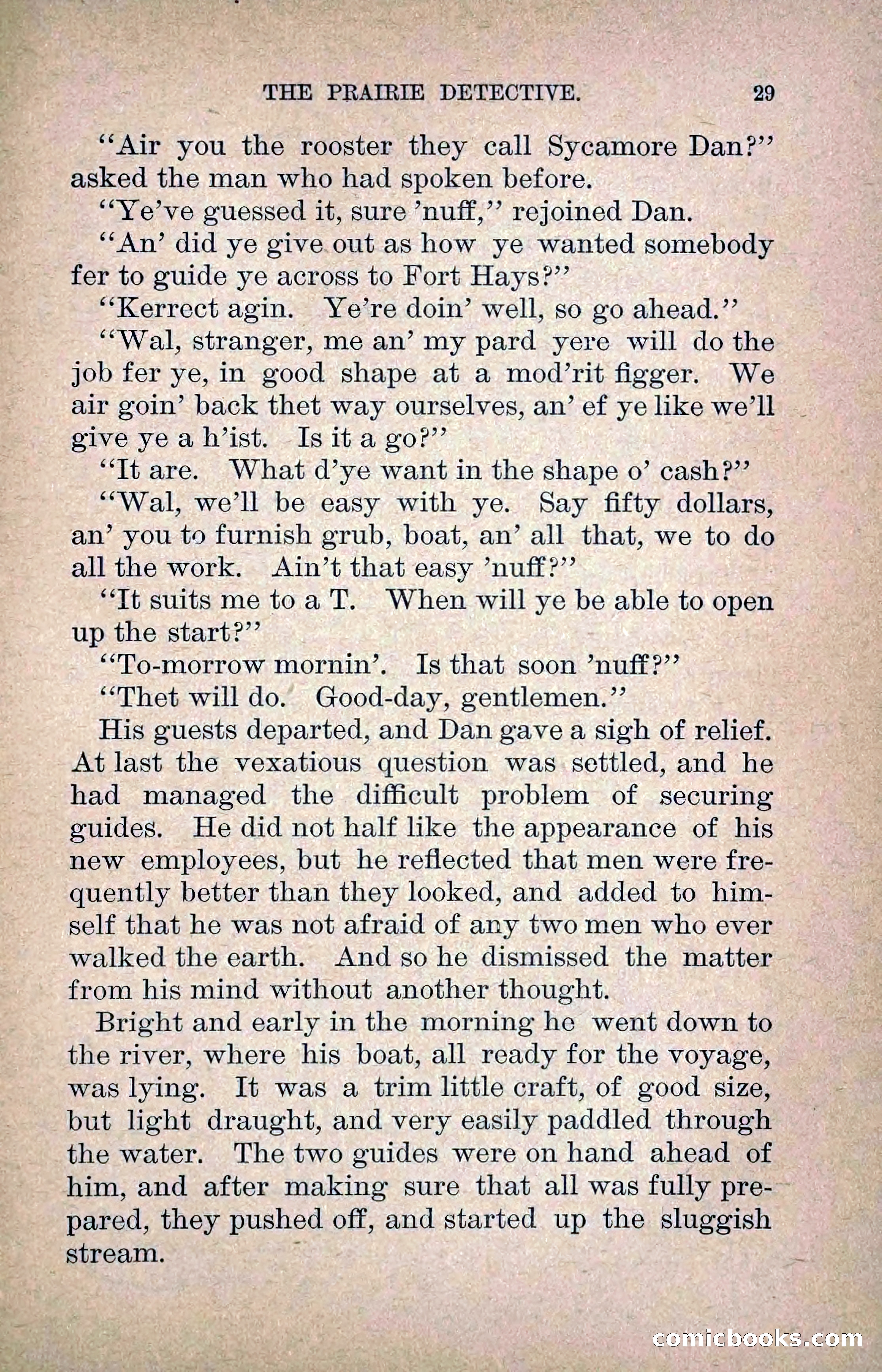 The Prairie Detective: Secret Service Series No. 24 — page 31 of 218
