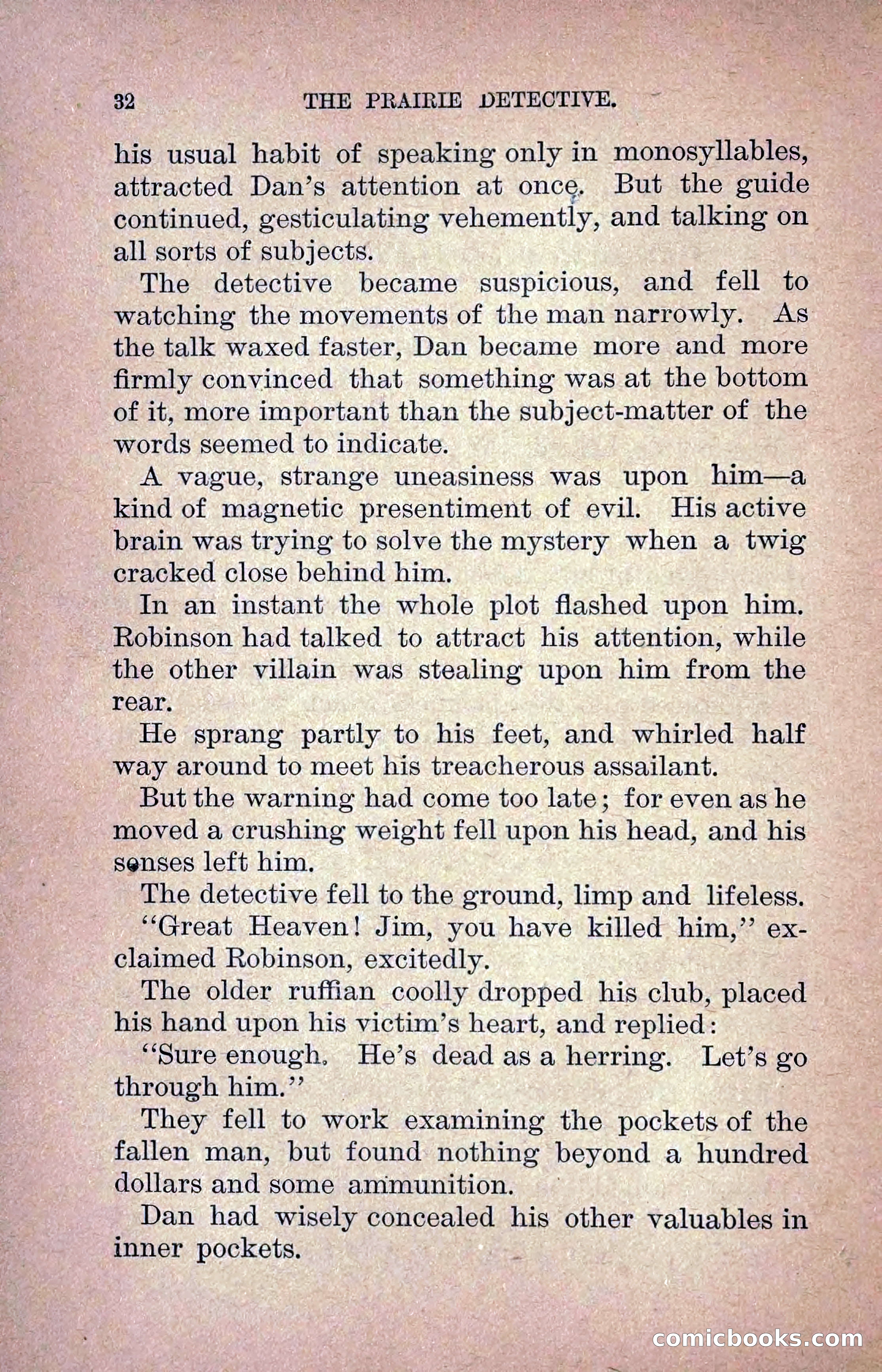 The Prairie Detective: Secret Service Series No. 24 — page 34 of 218