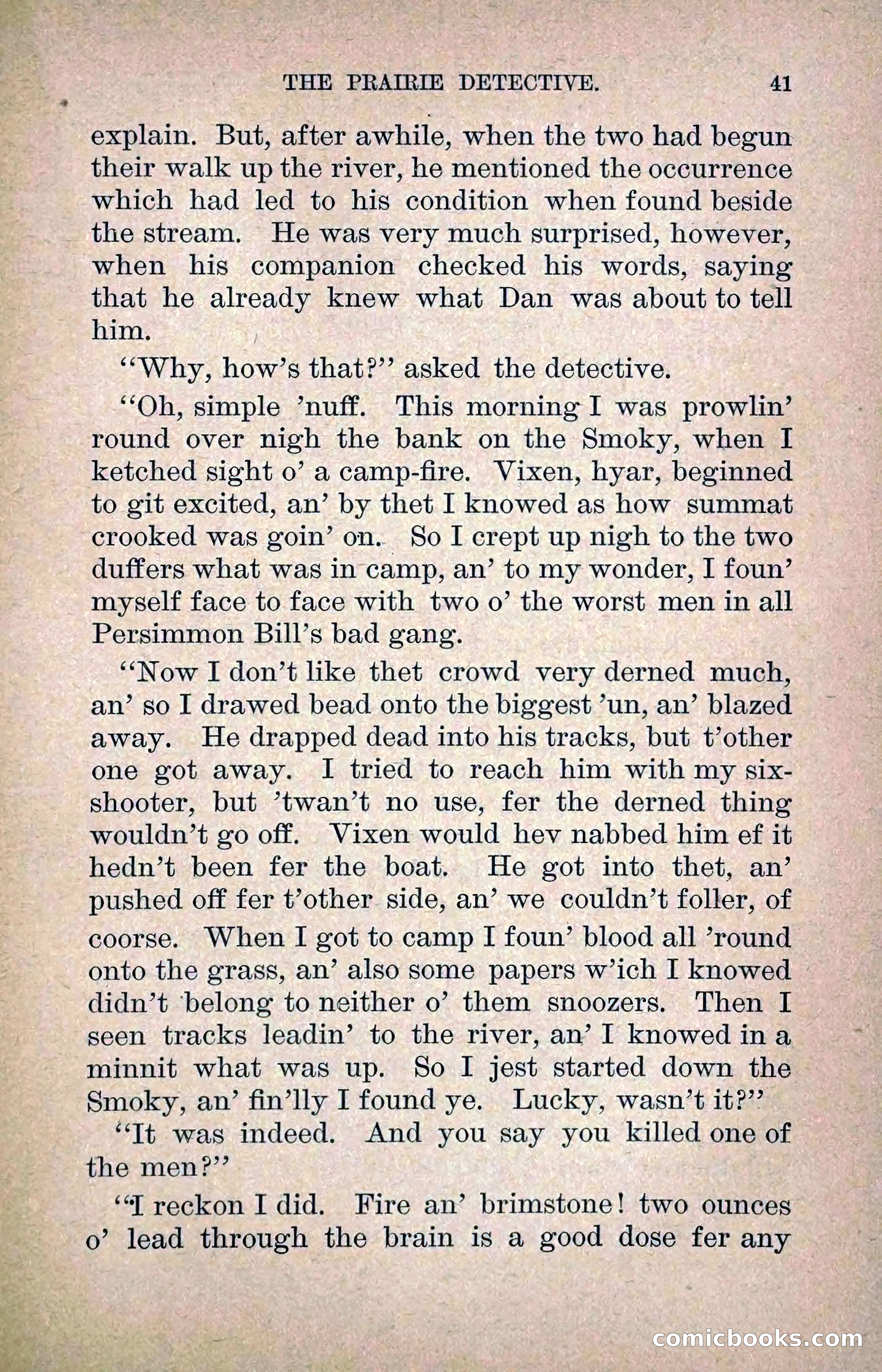 The Prairie Detective: Secret Service Series No. 24 — page 43 of 218