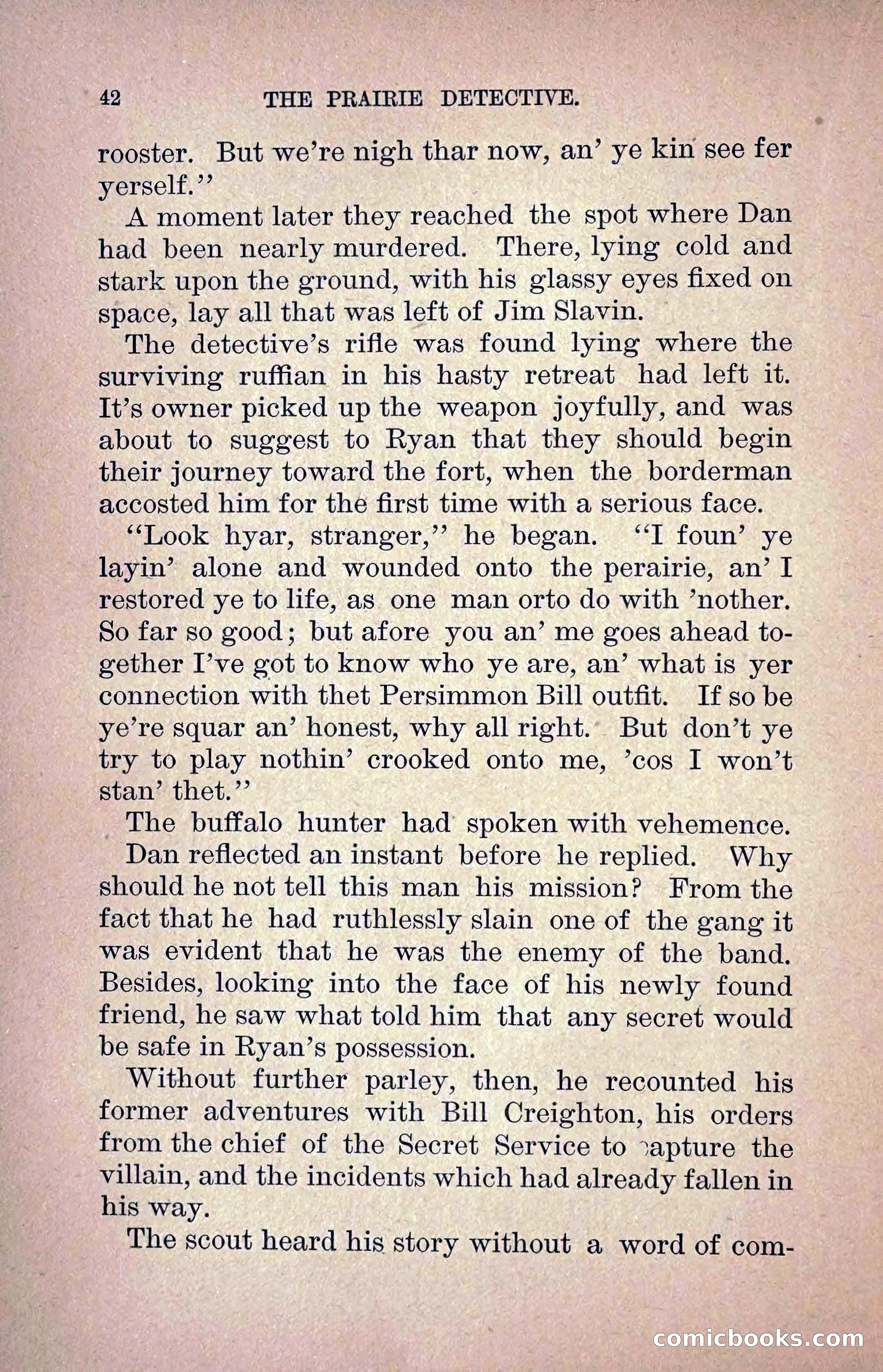 The Prairie Detective: Secret Service Series No. 24 — page 44 of 218