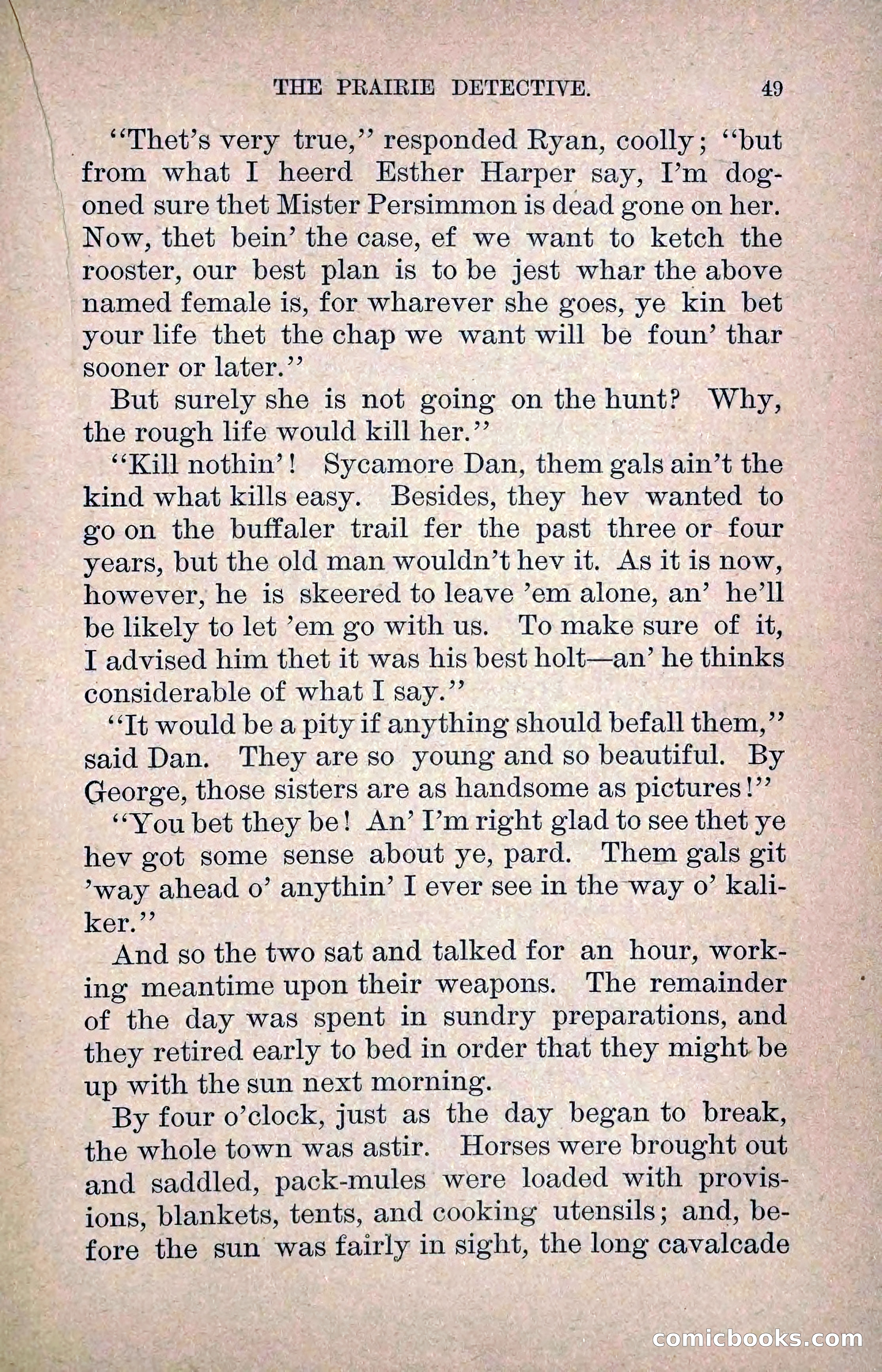 The Prairie Detective: Secret Service Series No. 24 — page 51 of 218