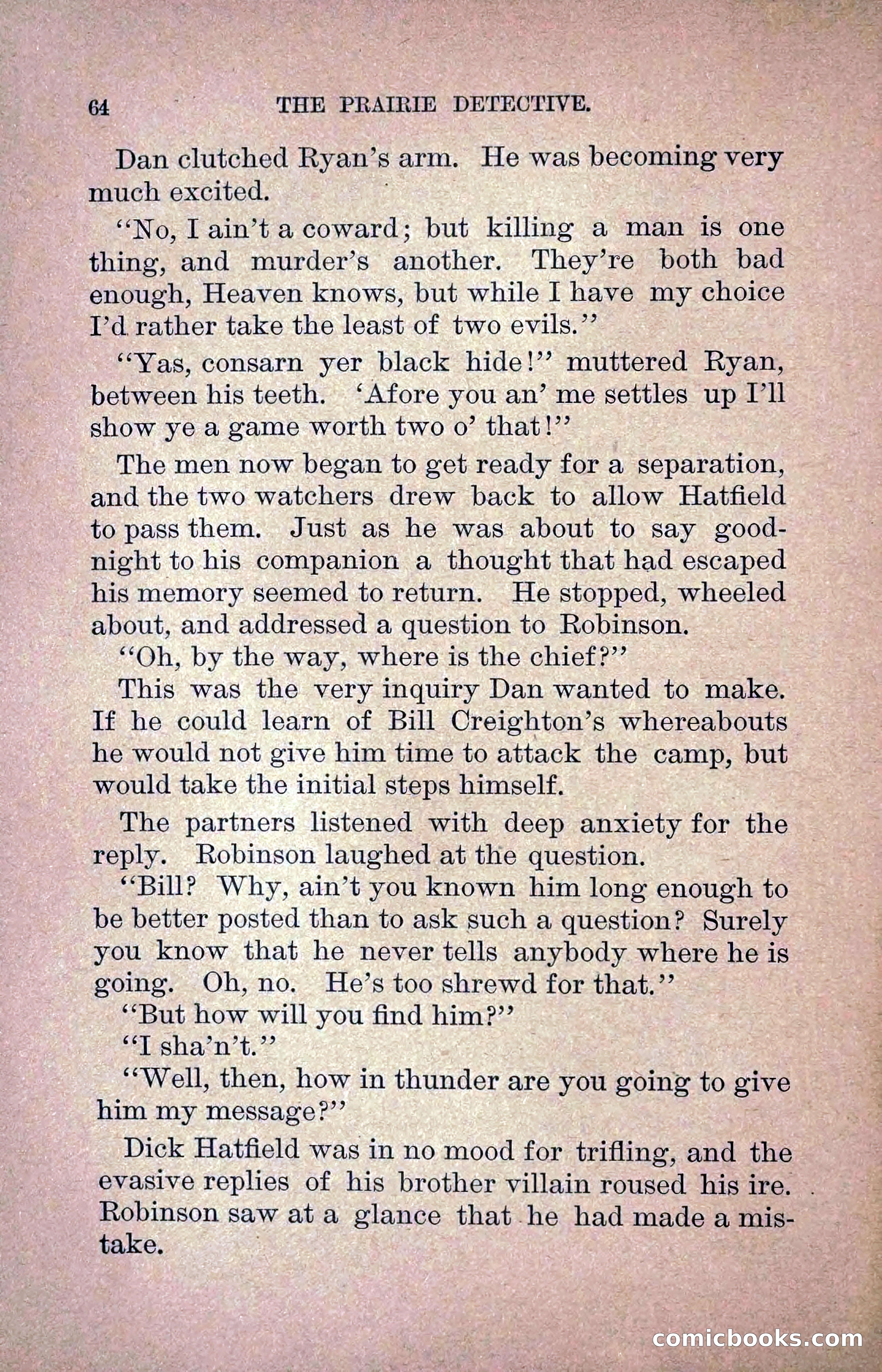 The Prairie Detective: Secret Service Series No. 24 — page 66 of 218