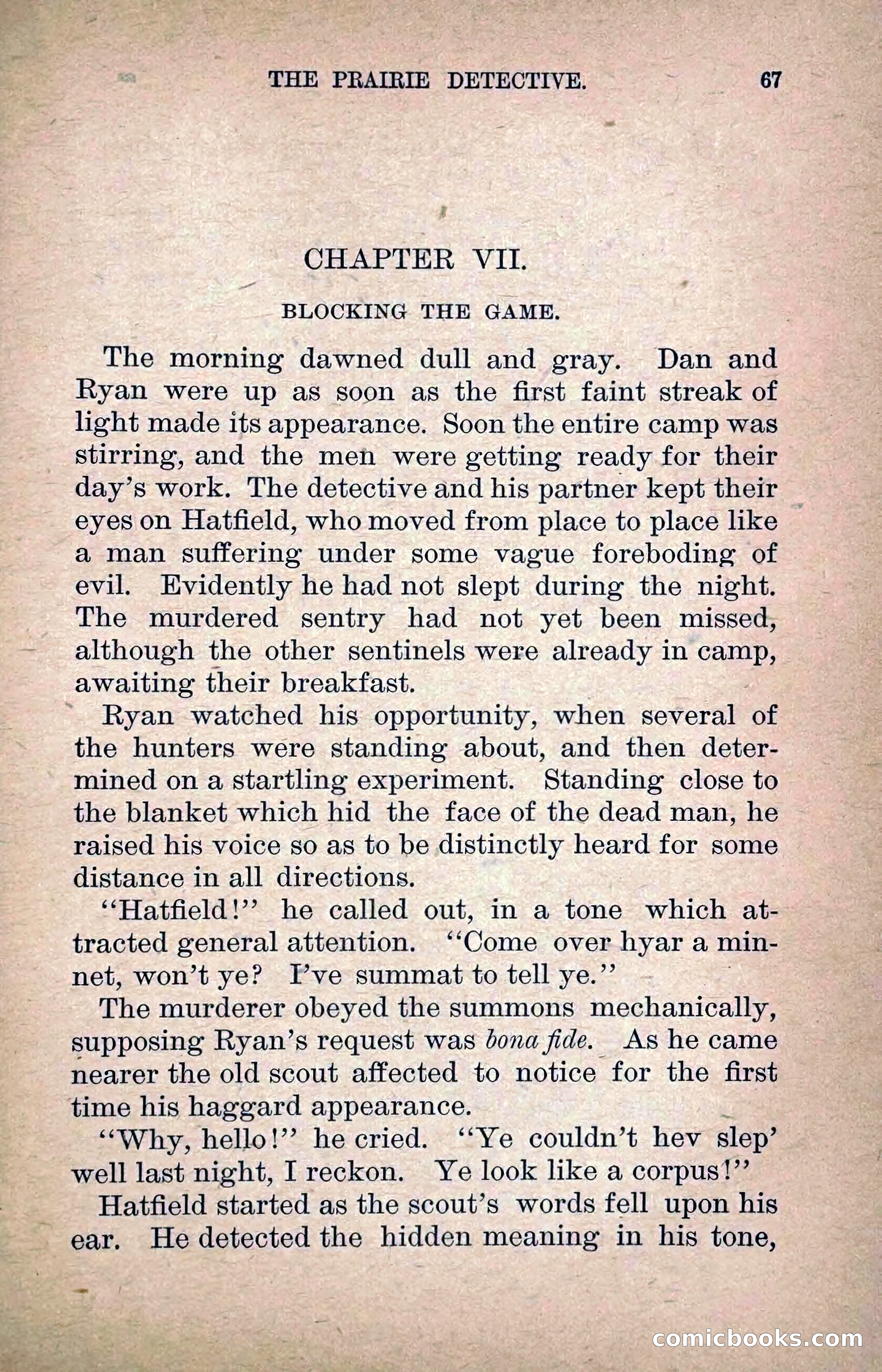 The Prairie Detective: Secret Service Series No. 24 — page 69 of 218