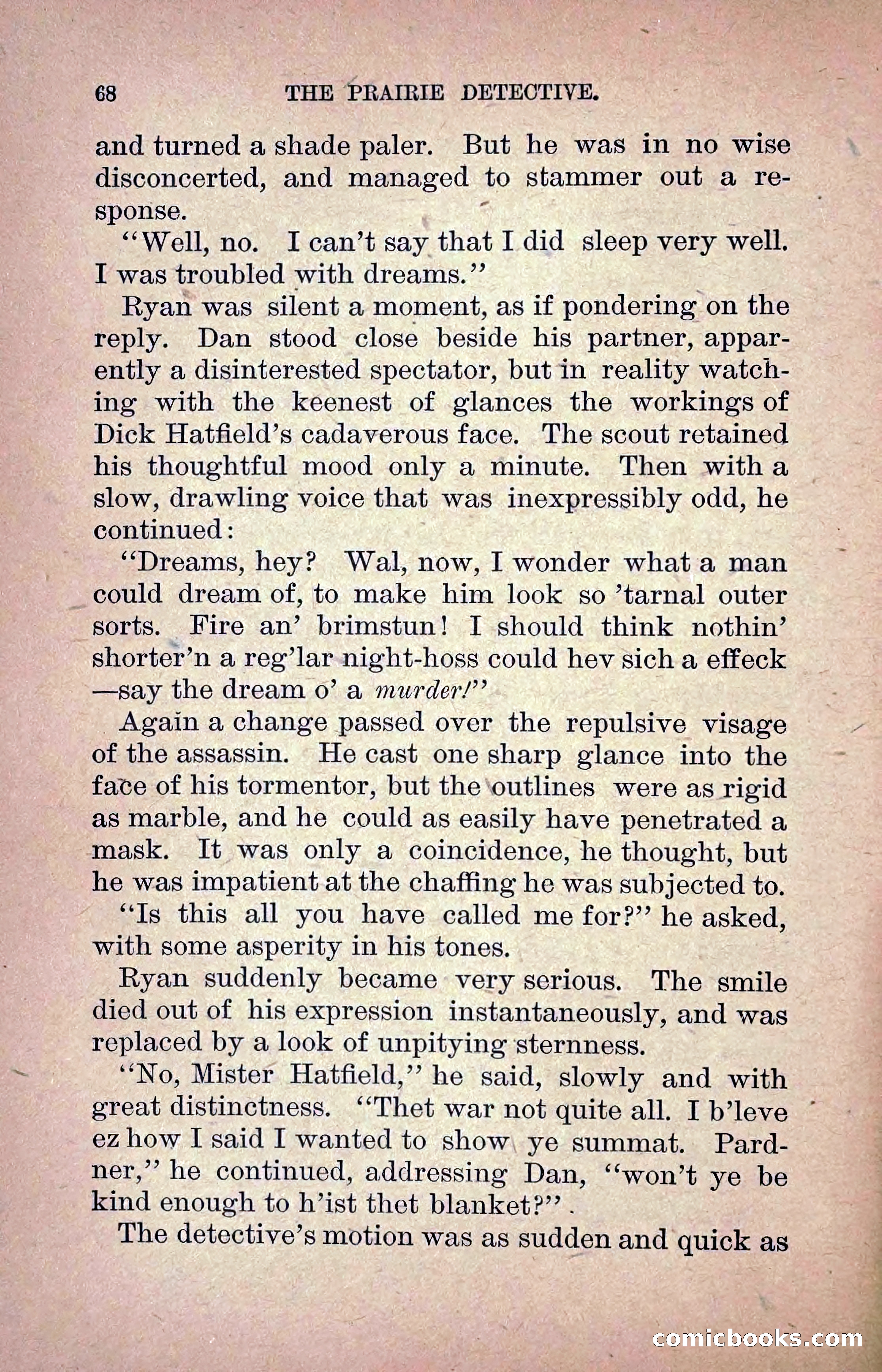 The Prairie Detective: Secret Service Series No. 24 — page 70 of 218