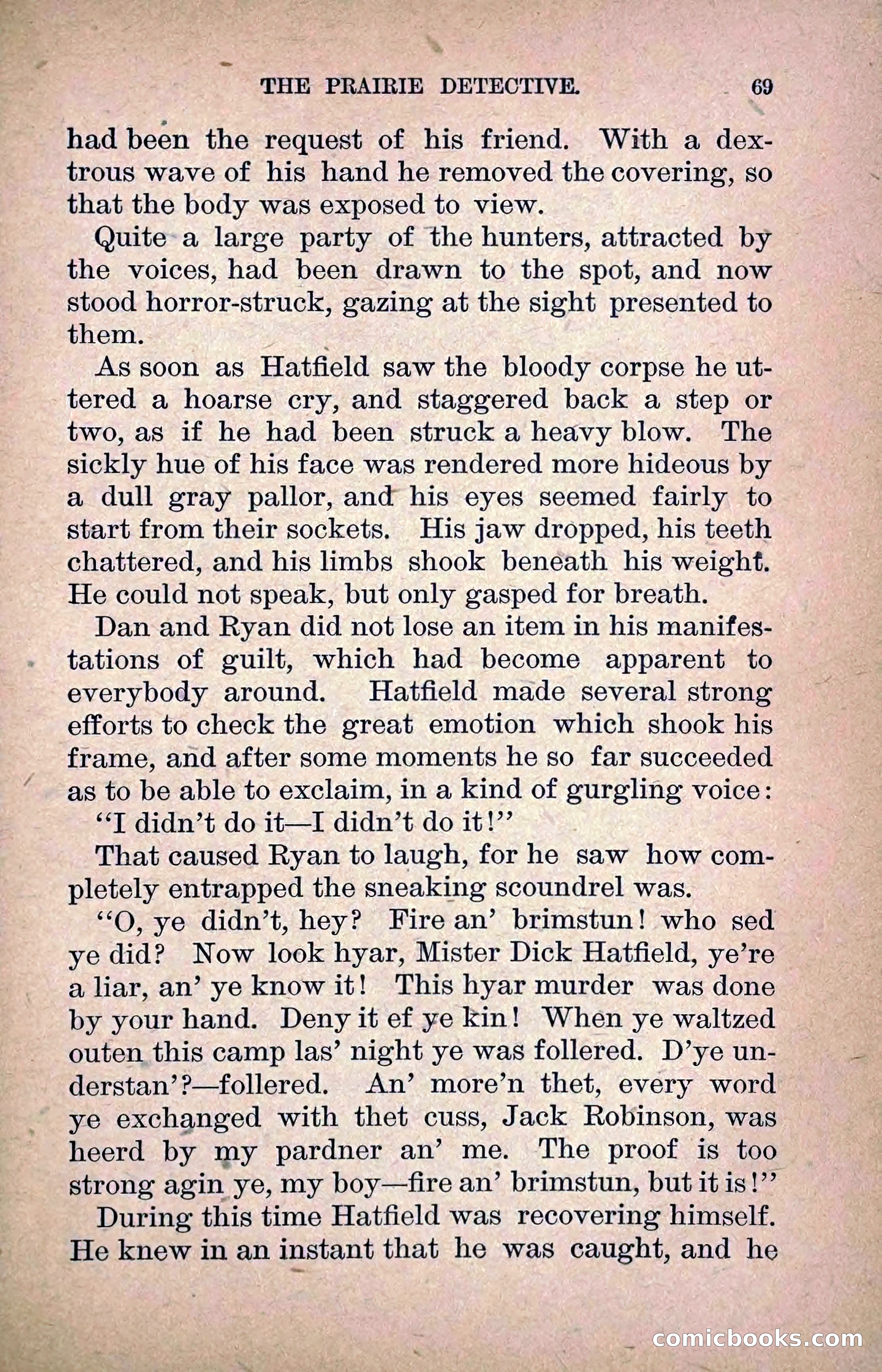 The Prairie Detective: Secret Service Series No. 24 — page 71 of 218