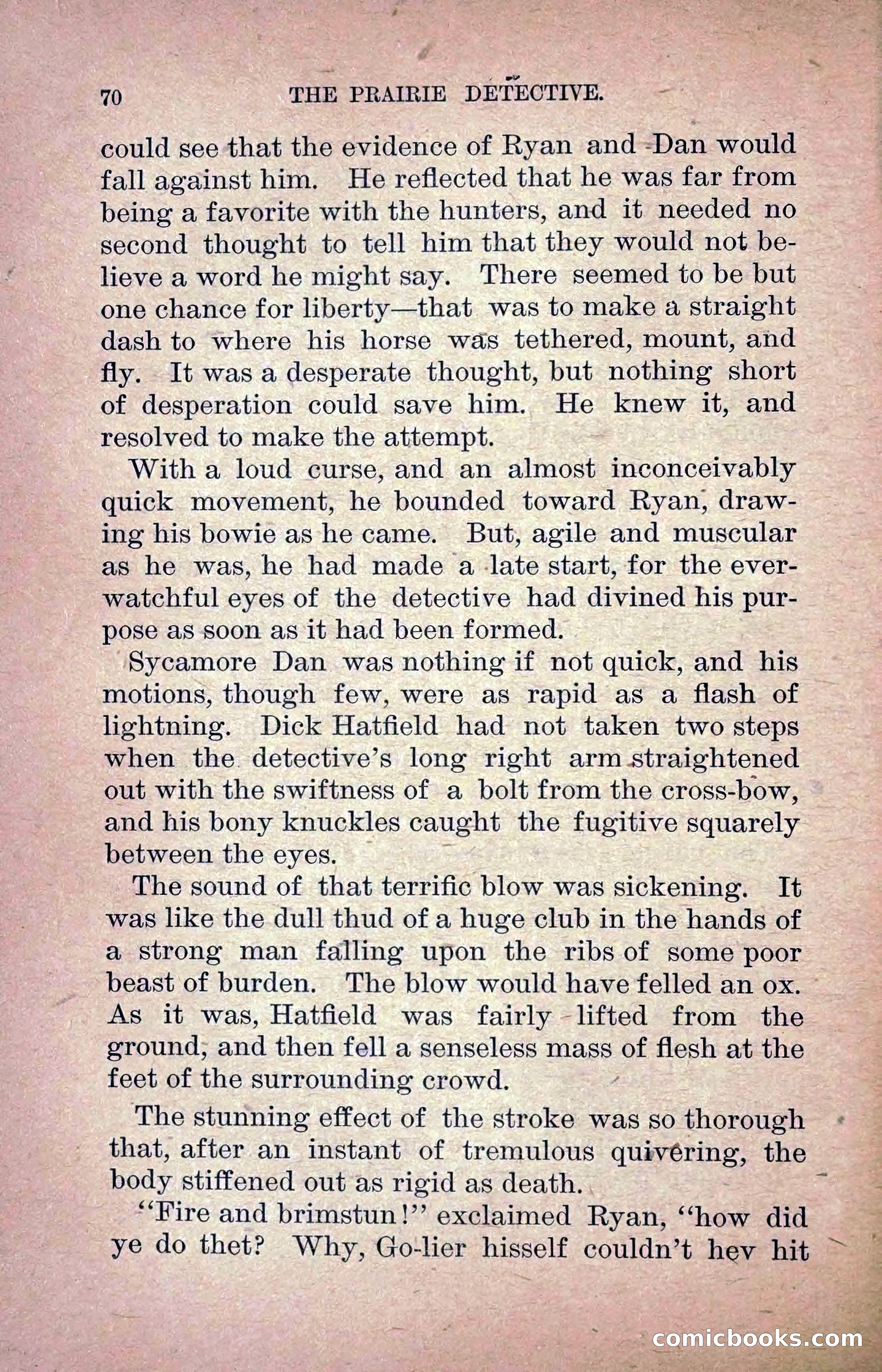 The Prairie Detective: Secret Service Series No. 24 — page 72 of 218