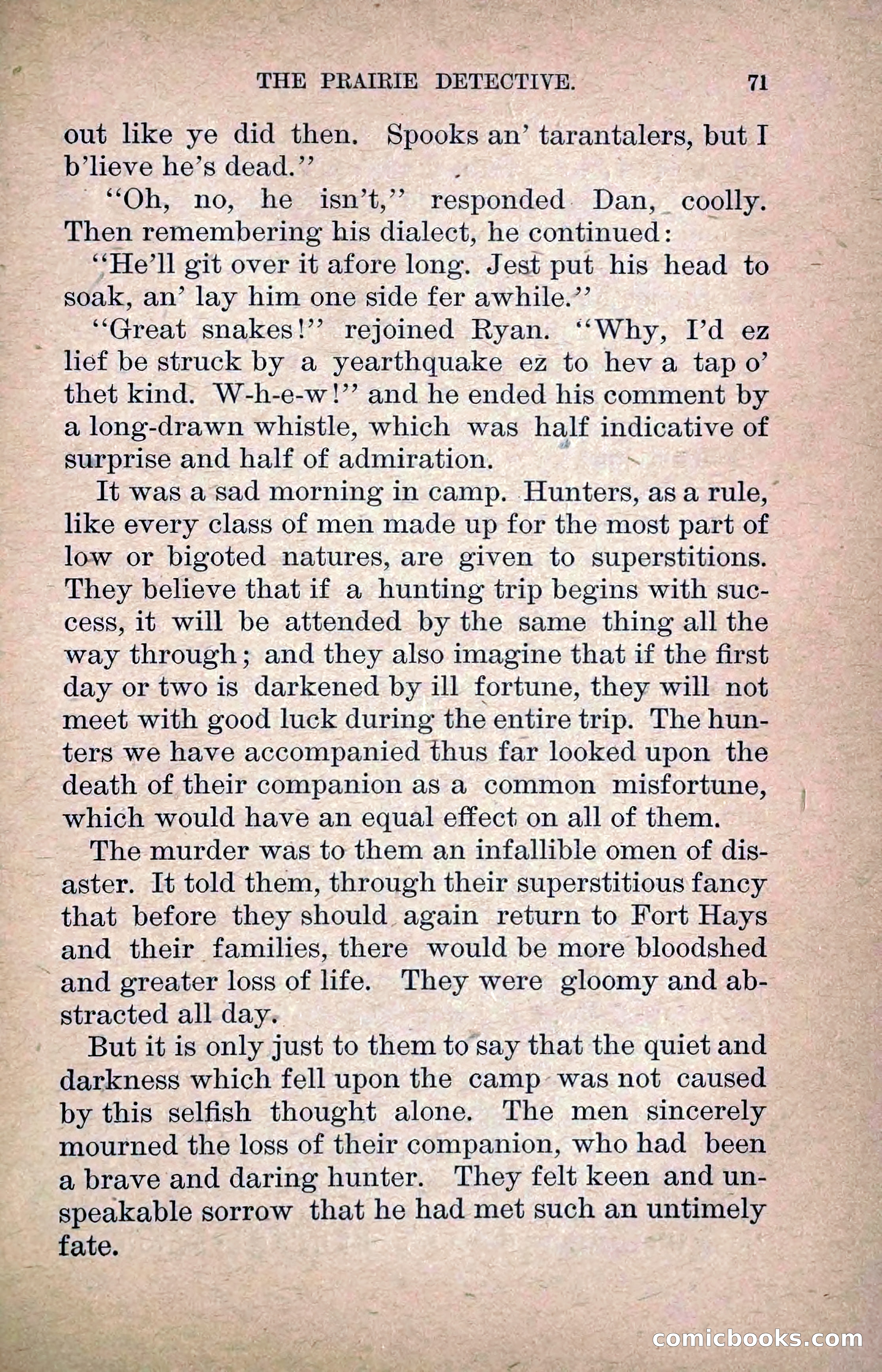 The Prairie Detective: Secret Service Series No. 24 — page 73 of 218